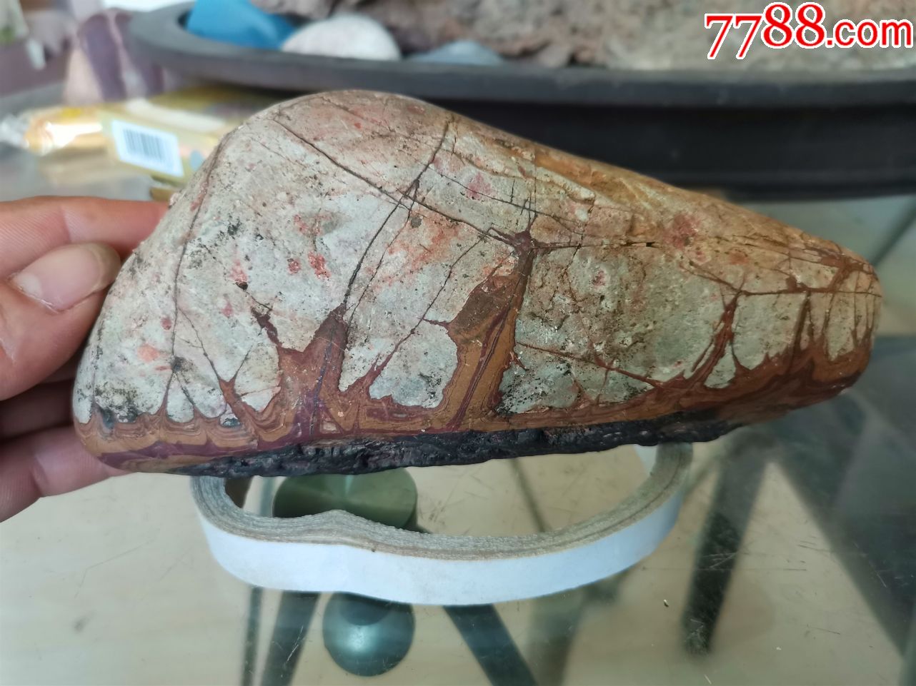 天然无打磨抛光安徽景文石奇石4