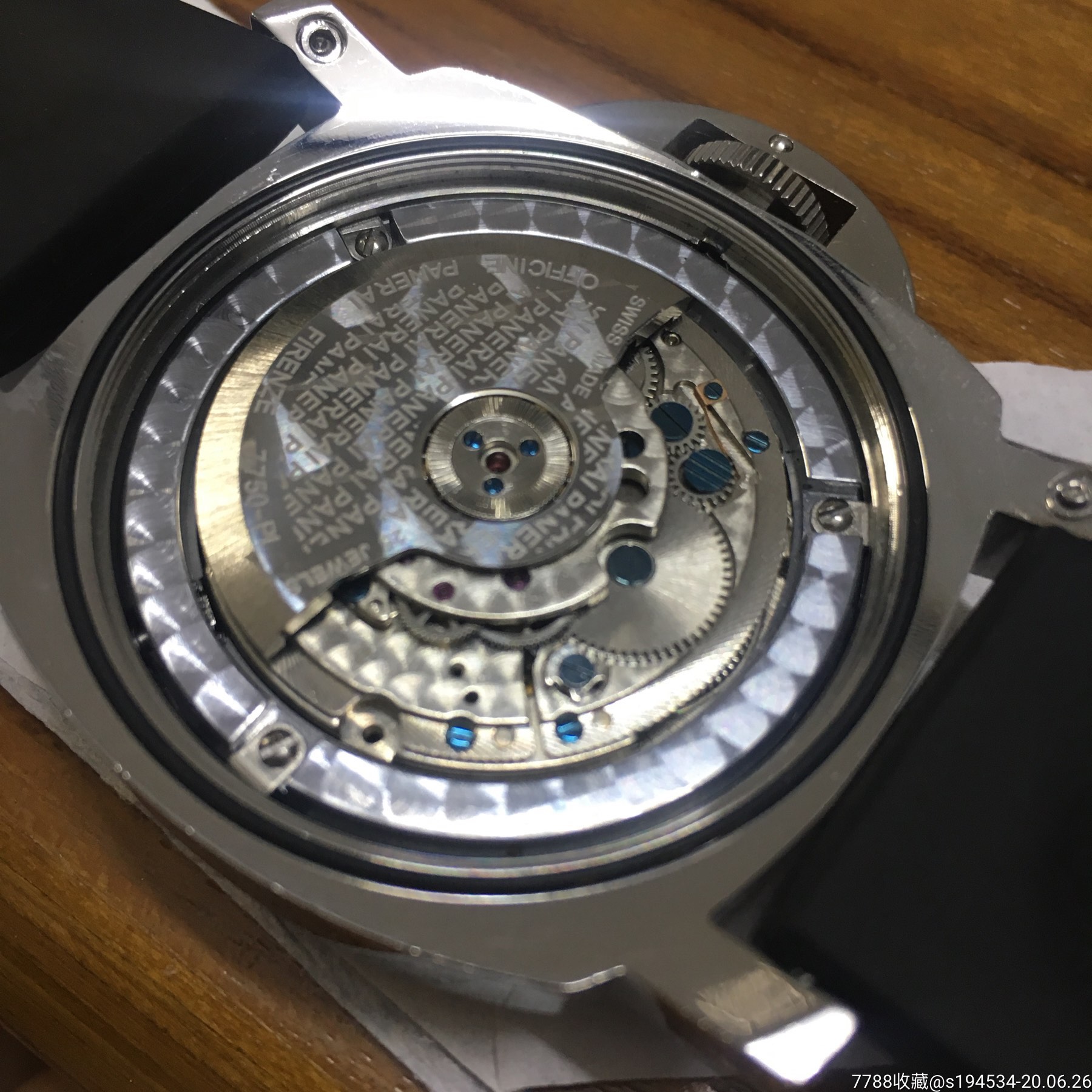 小三针自动表海鸥精磨鱼鳞纹大机心-手表/腕表-7788收藏