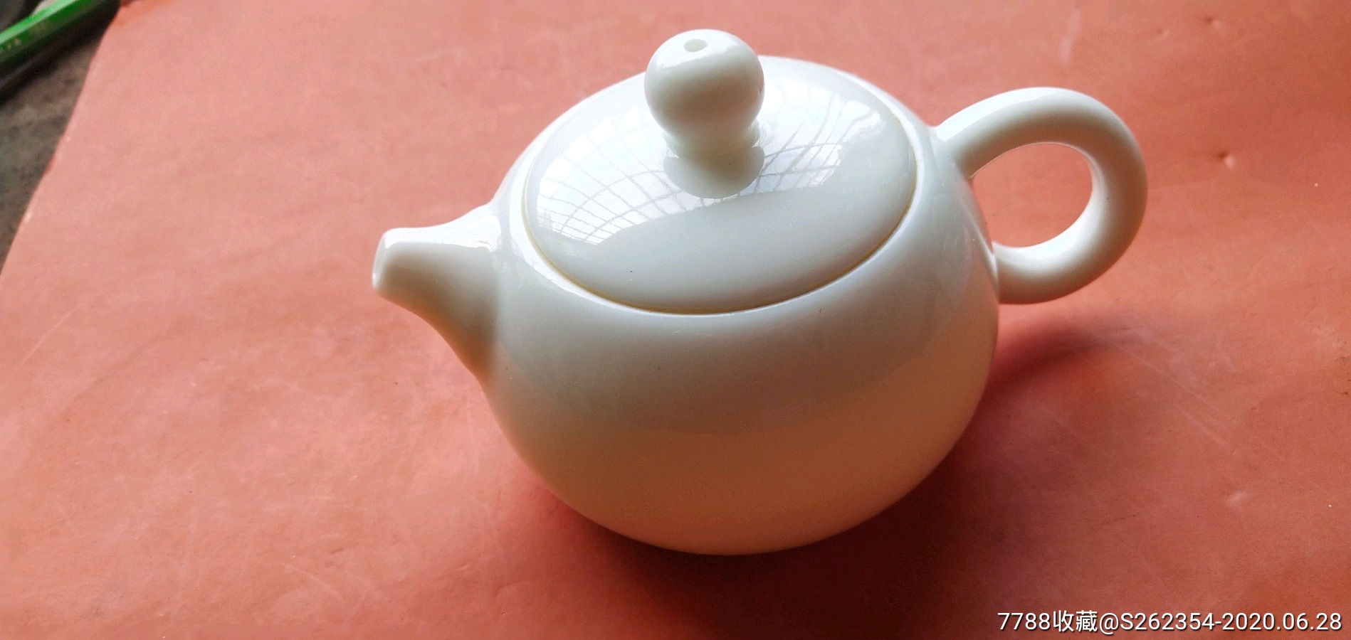 德化羊脂玉手撮壶