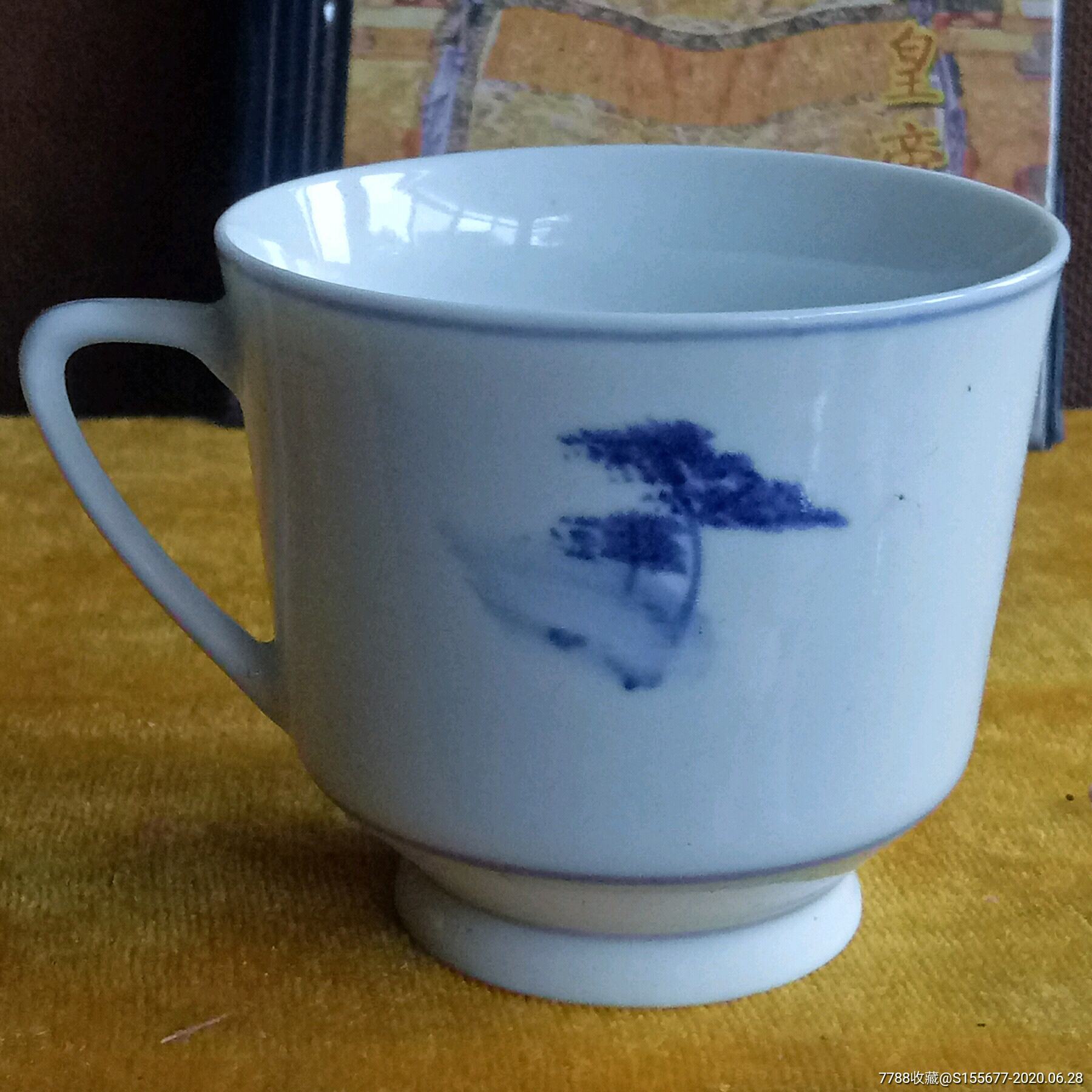 中国高陂精品青花瓷,咖啡杯,无磕碰