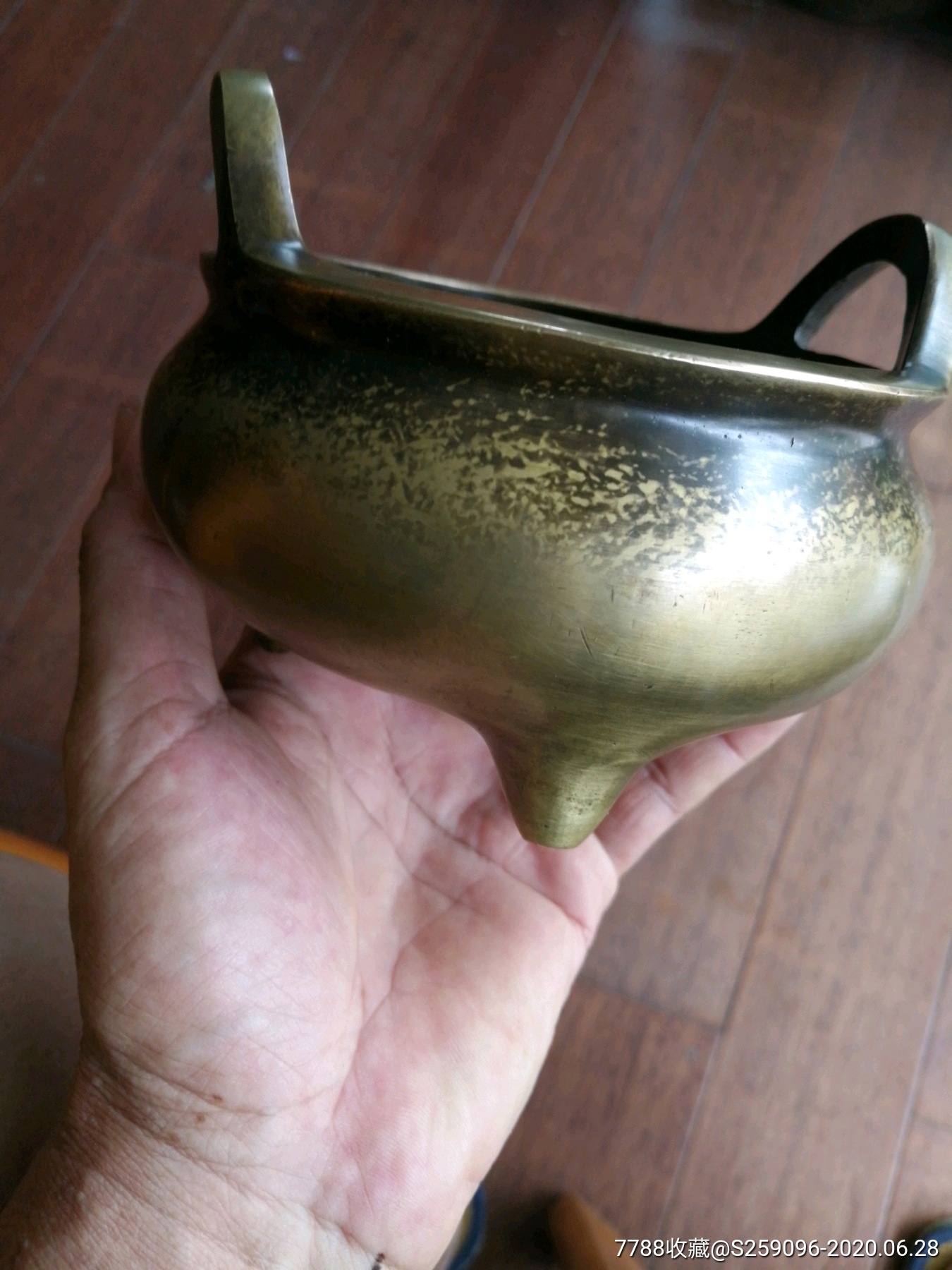 现代仿黄铜宣德炉(邮费到付)