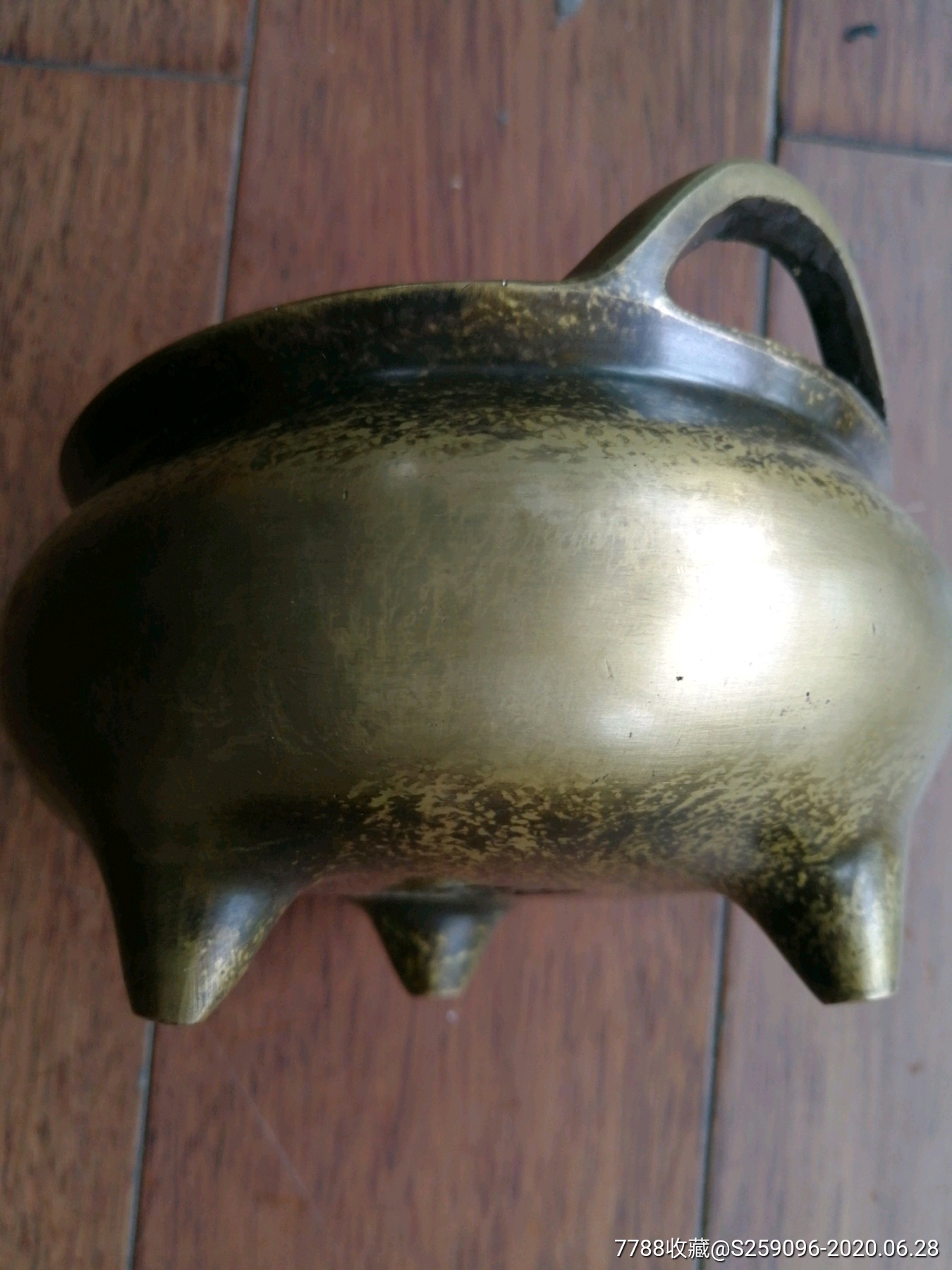 现代仿黄铜宣德炉(邮费到付)