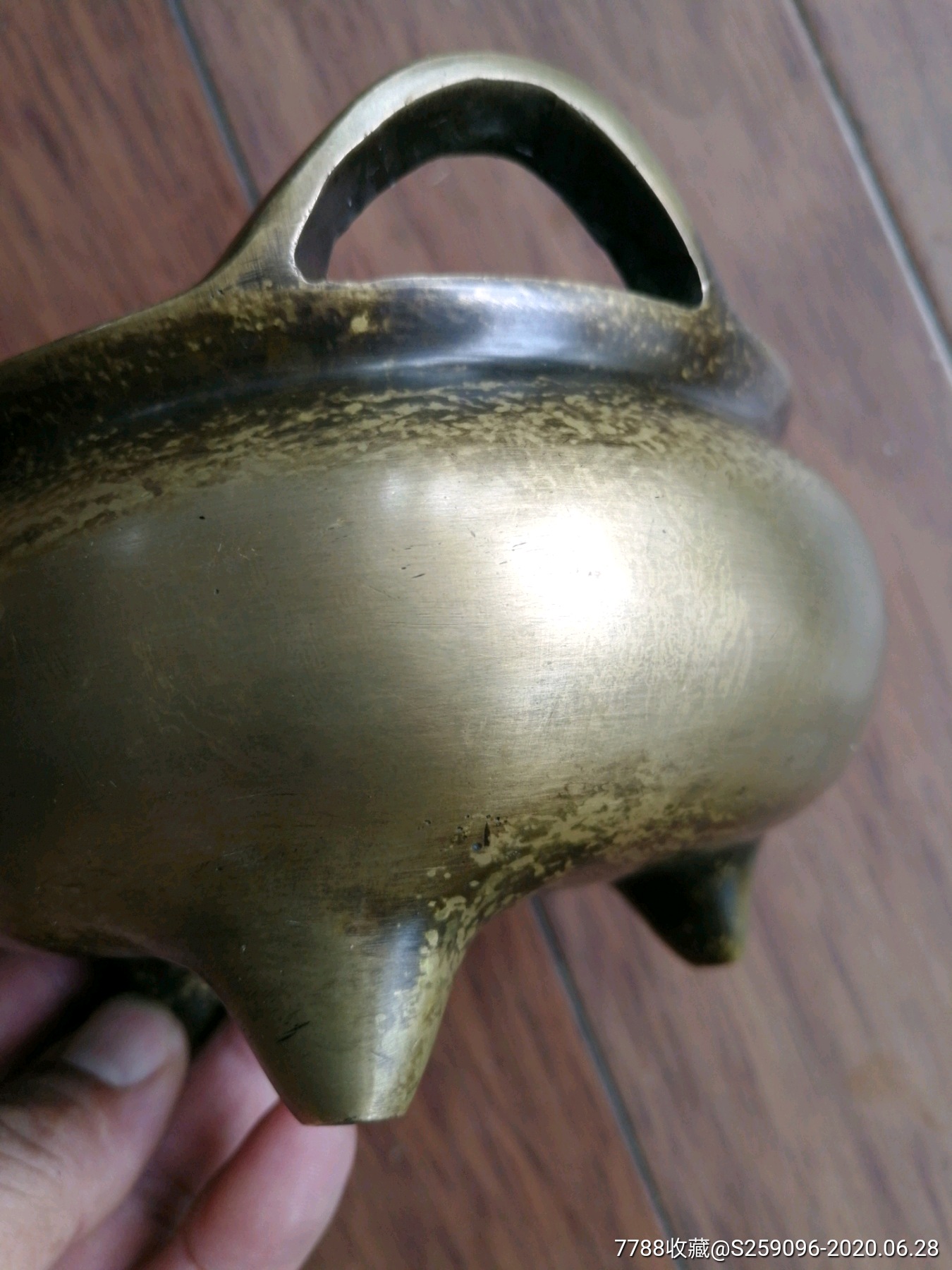 现代仿黄铜宣德炉(邮费到付)