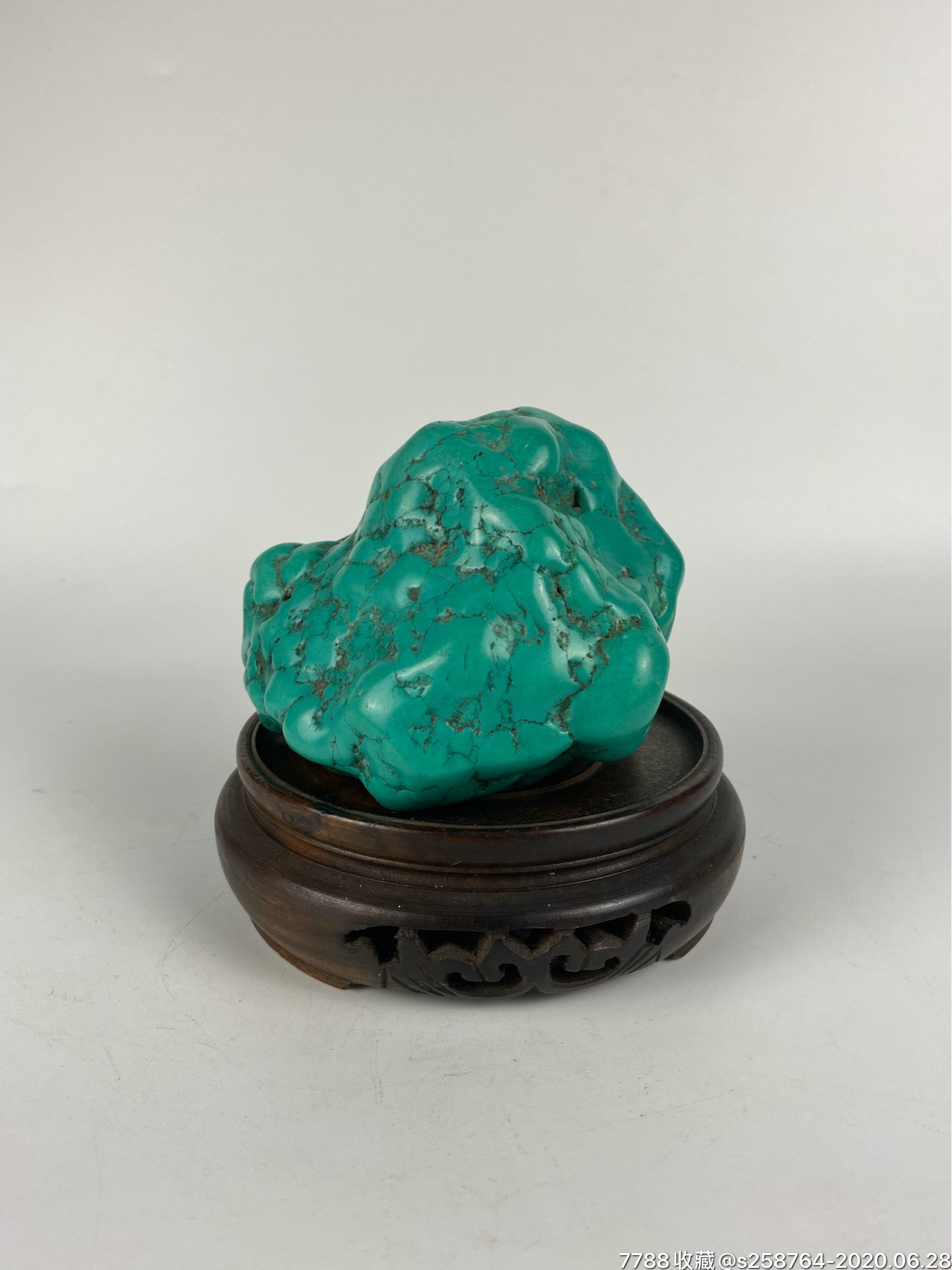 绿松石原石摆件