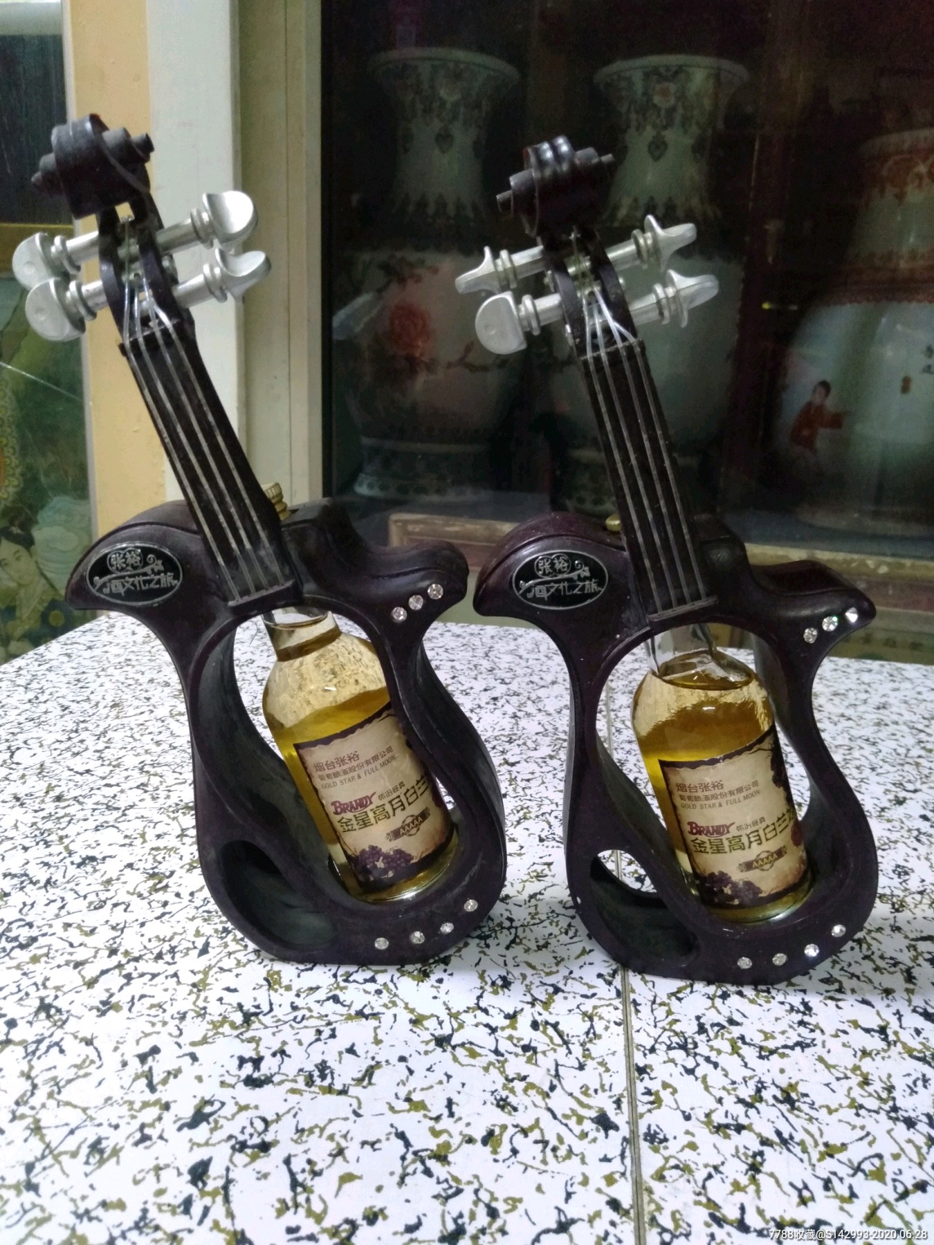 张裕酒文化之旅,张裕金星高月白兰地,酒版