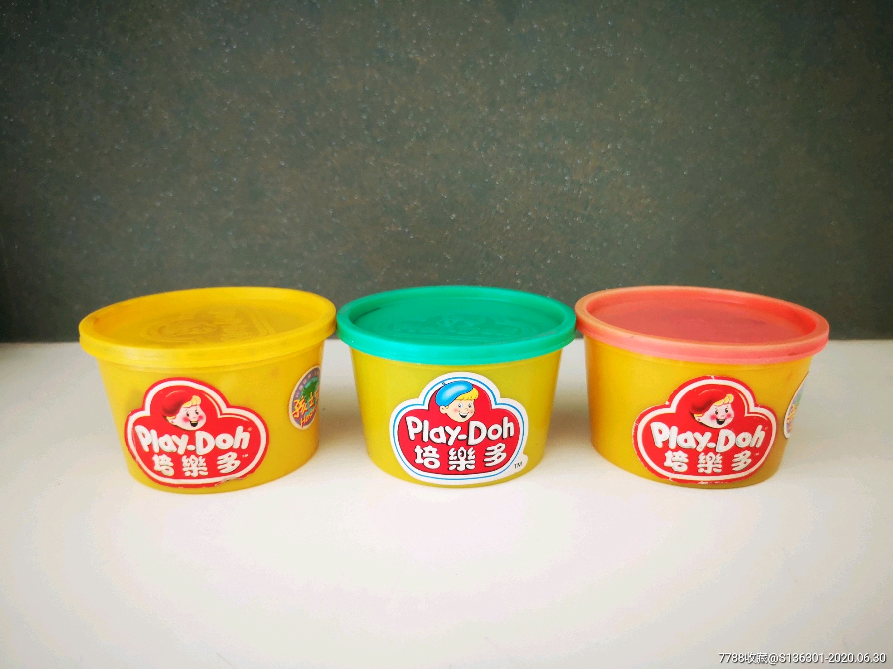 九十年代培乐多彩泥玩具三盒