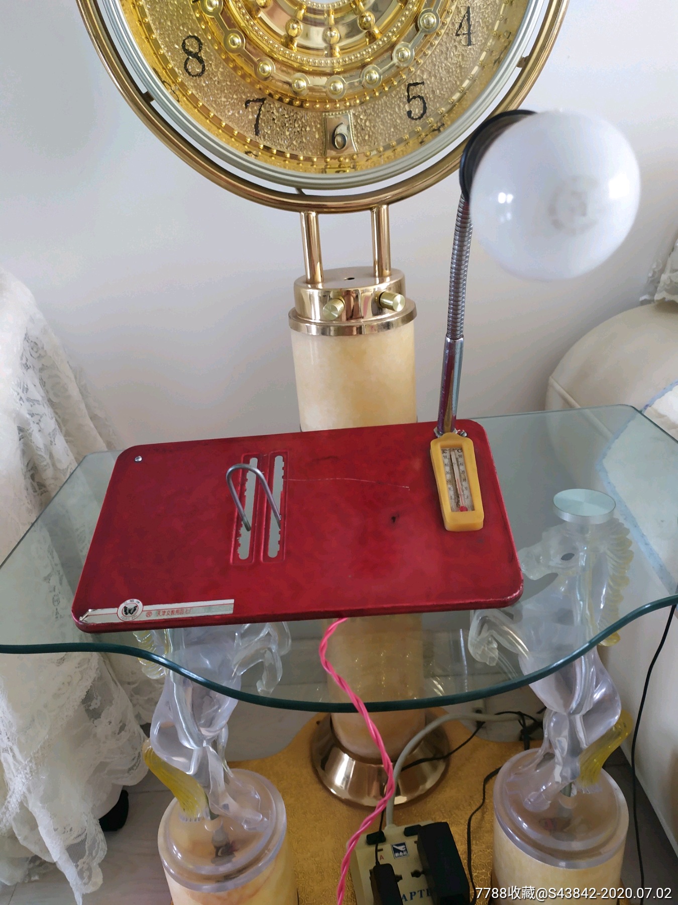 台历架自制台灯