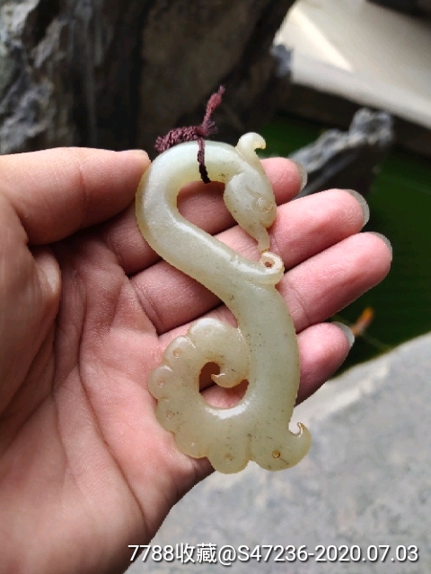 古代和田玉玉龙牌子看看