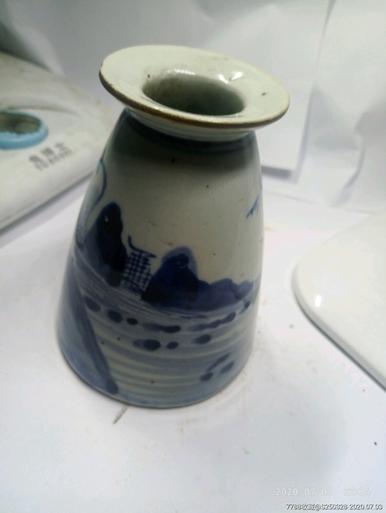 清晚期青花温酒壶-青花瓷-7788瓷器