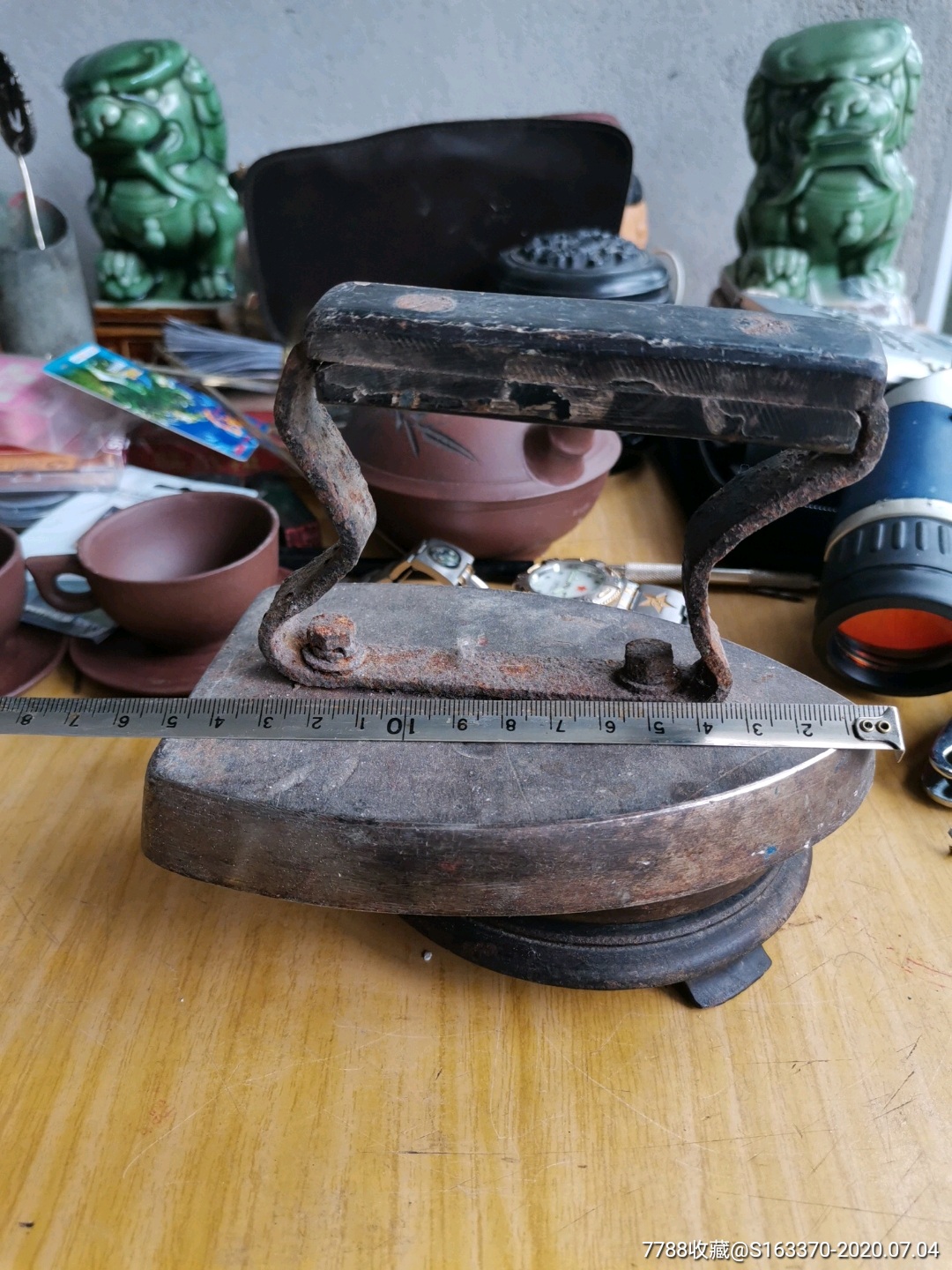 民国纯铜老熨斗