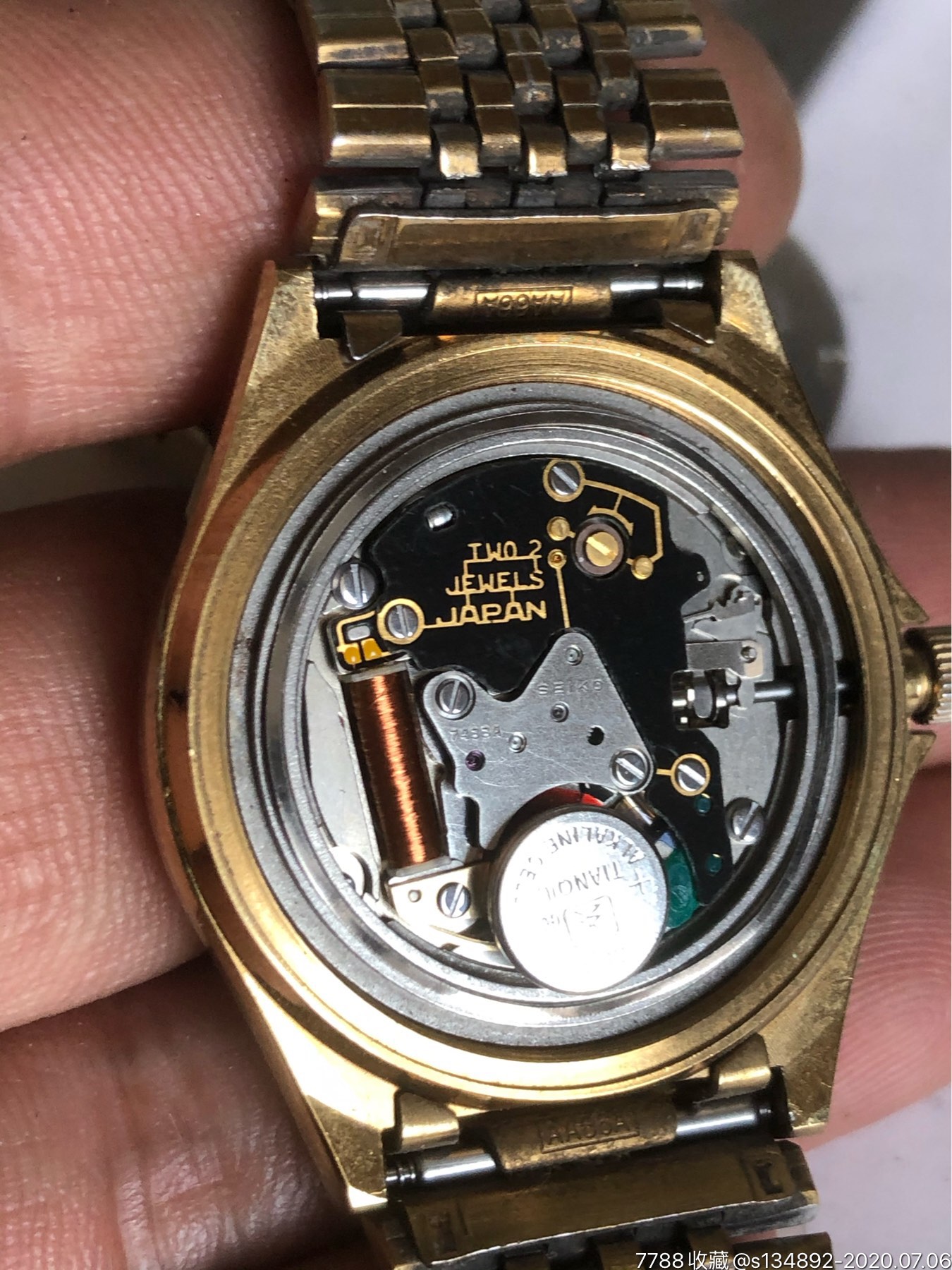 日产精工7433男石英表