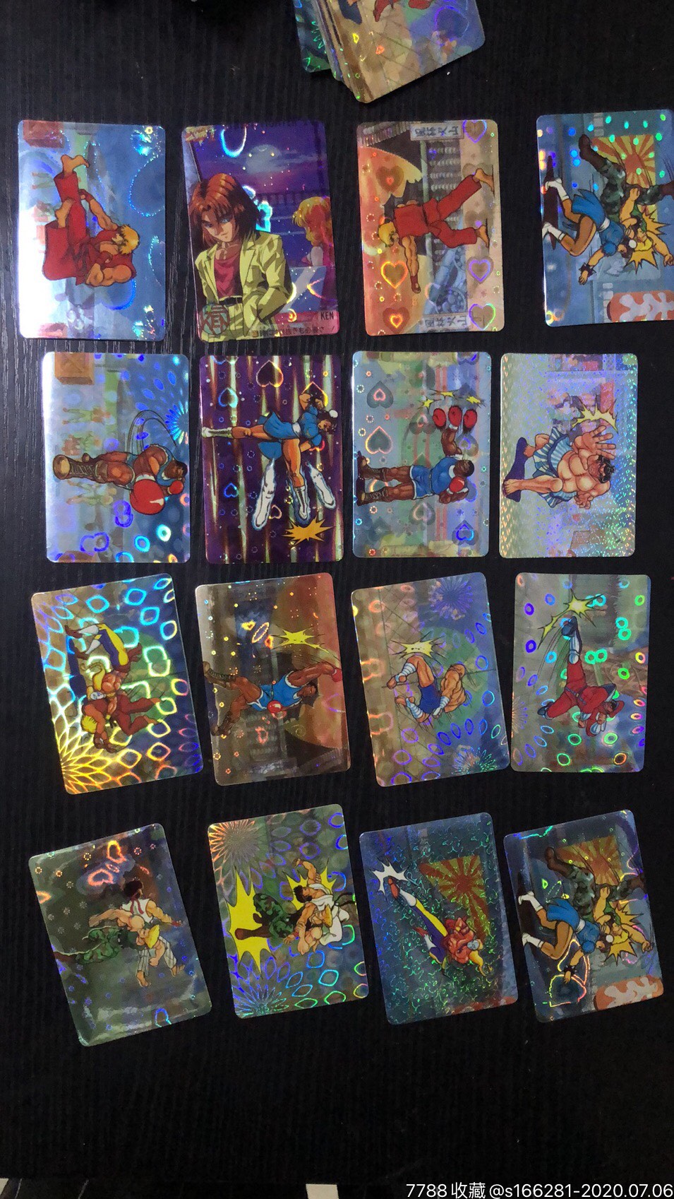 街头霸王闪卡一组