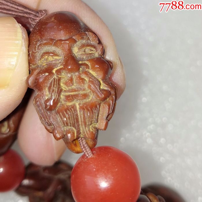 老南红玛瑙橄榄核手串两串橄榄核手串