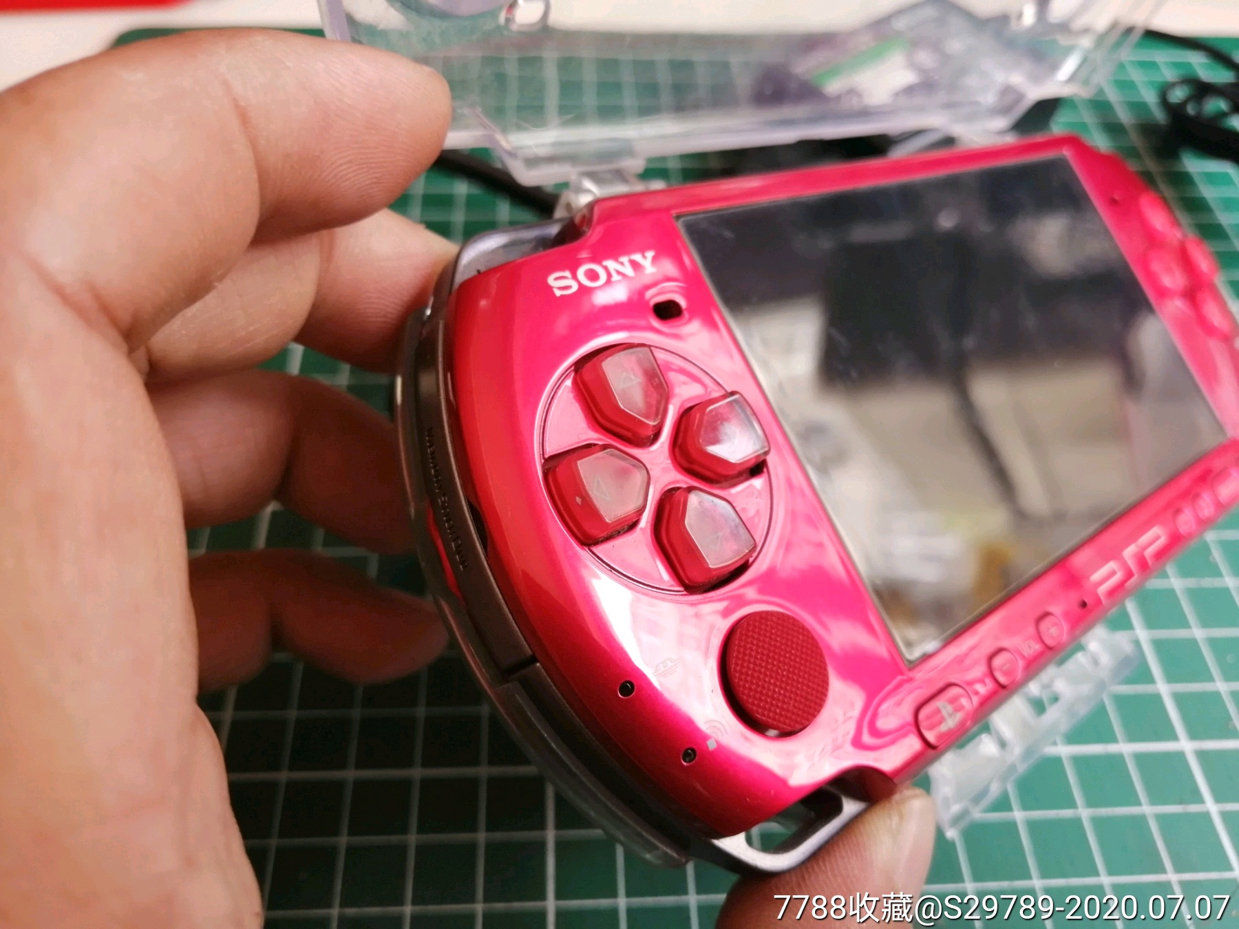 sony超品红色psp3000