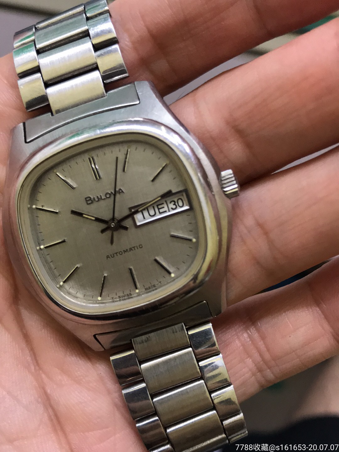 瑞士宝路华2879全自动双日历机械男表