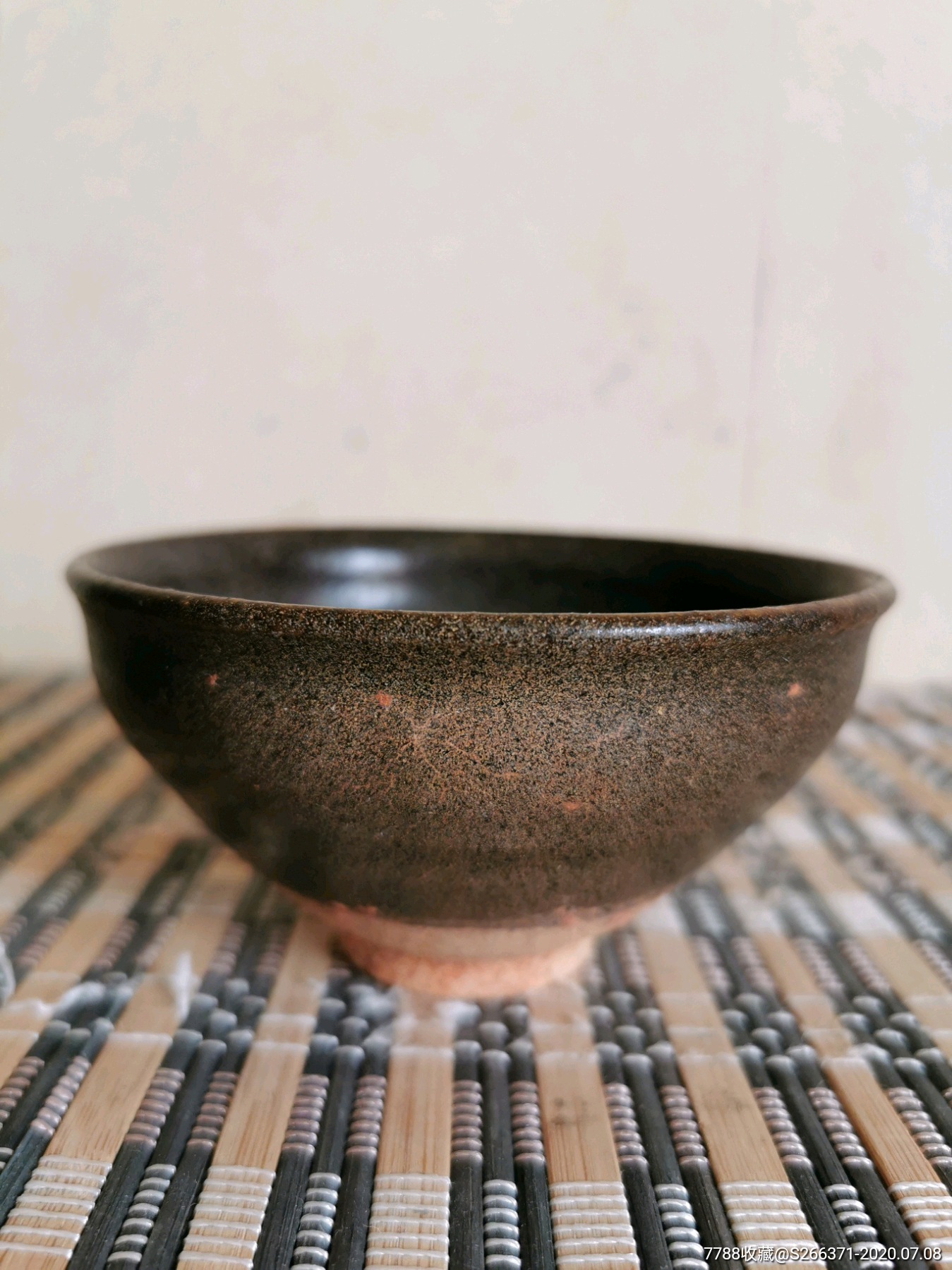 宋.磁洲窑棕褐釉茶盏_酱釉瓷/紫金釉_第1张