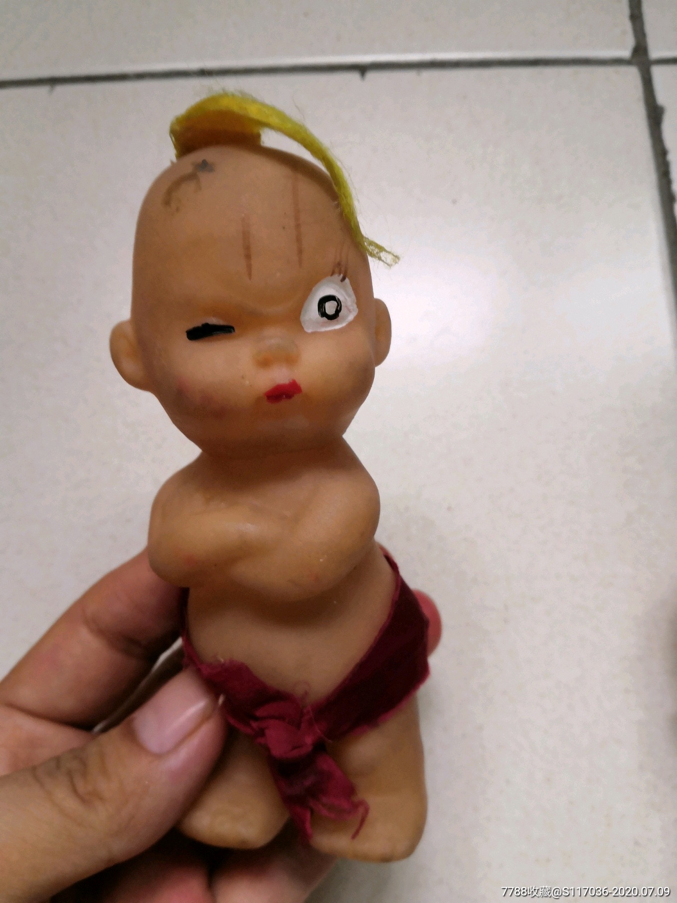 老的胶皮娃娃一组_胶皮玩具_第6张