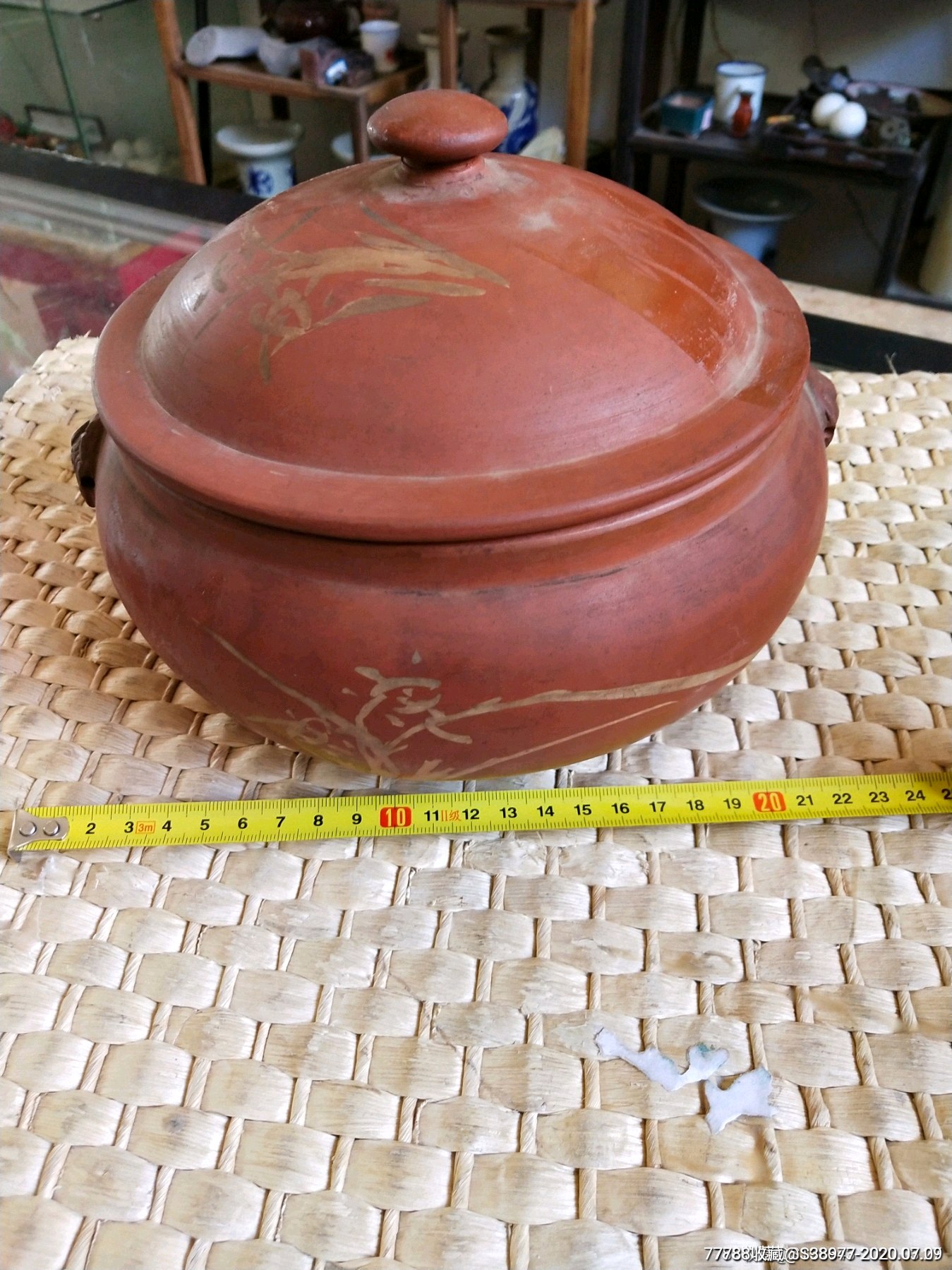 j1400民国紫砂倒流盆一个