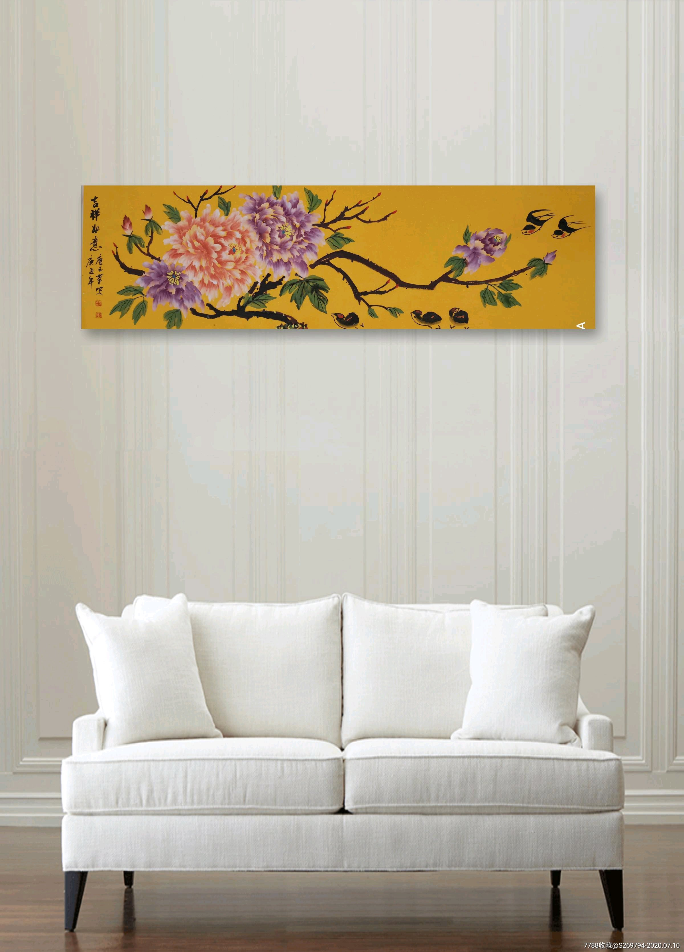 吉祥如意_花鸟国画原作_国家一级美术师唐玉【7788收藏__收藏热线】