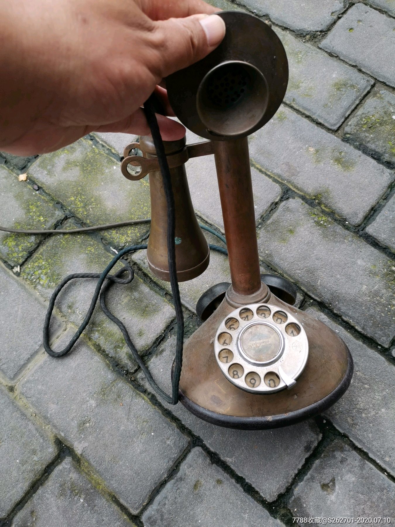 美国ge牌全铜手拨电话