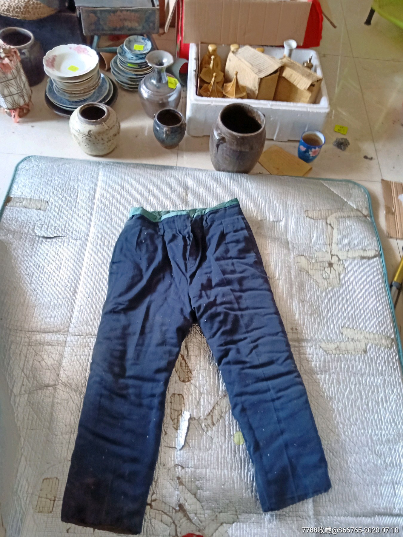 怀旧老手工两面穿棉裤