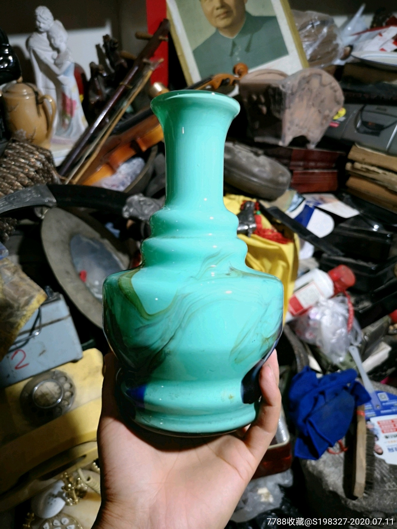 80年代左右琉璃花瓶