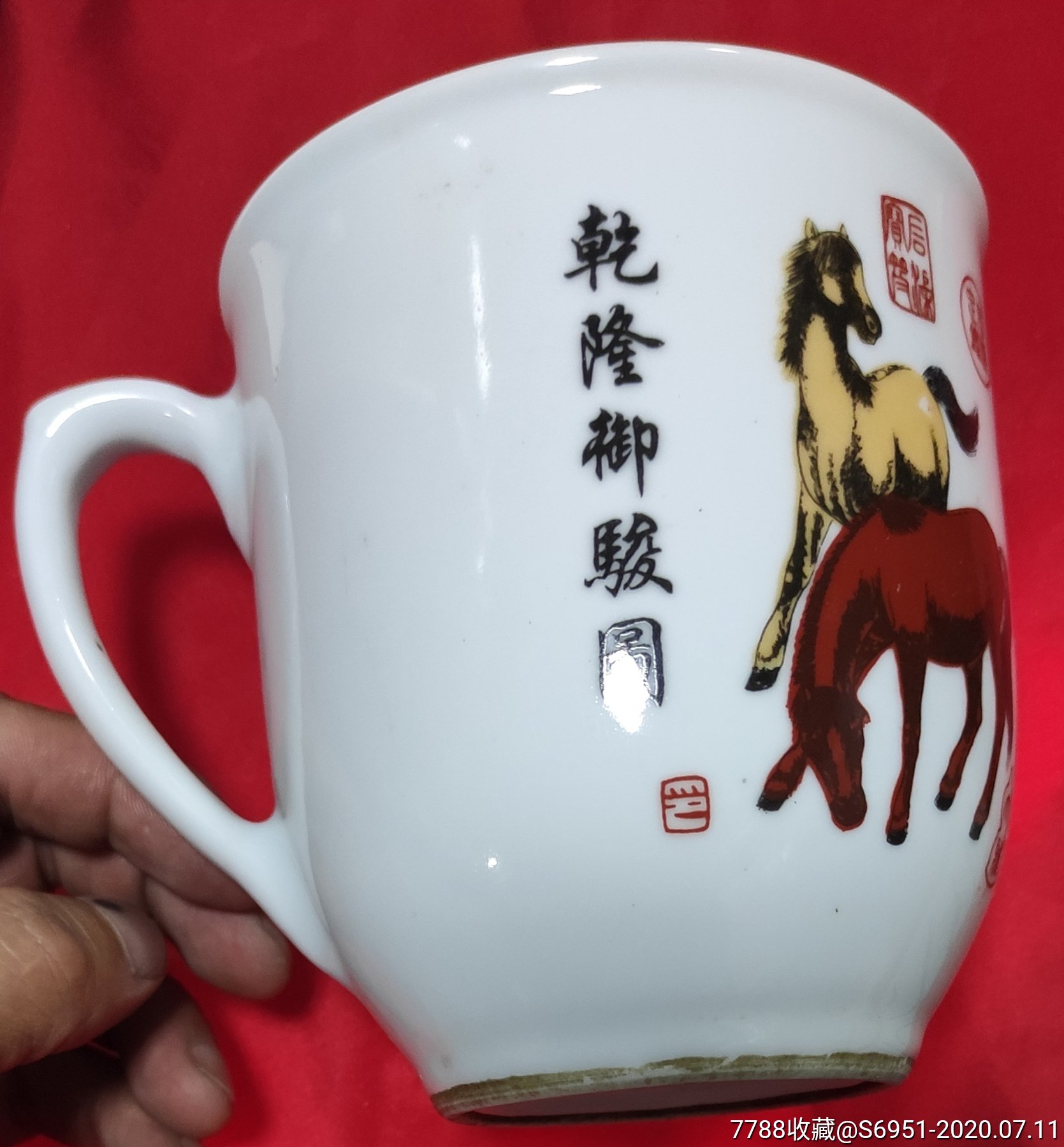 乾隆御骏图景德镇