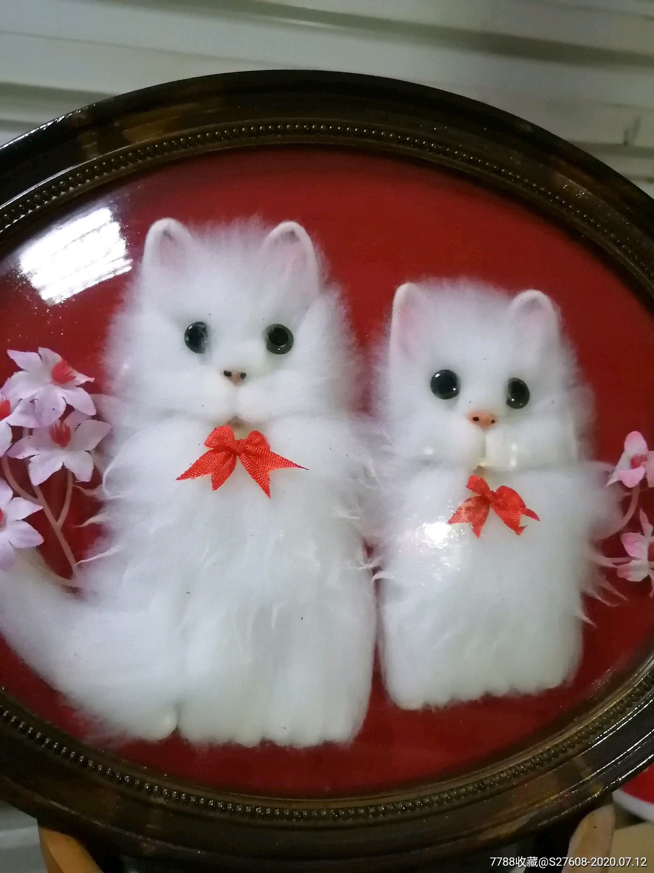 70年代棉花画-植物编织工艺品-7788收藏