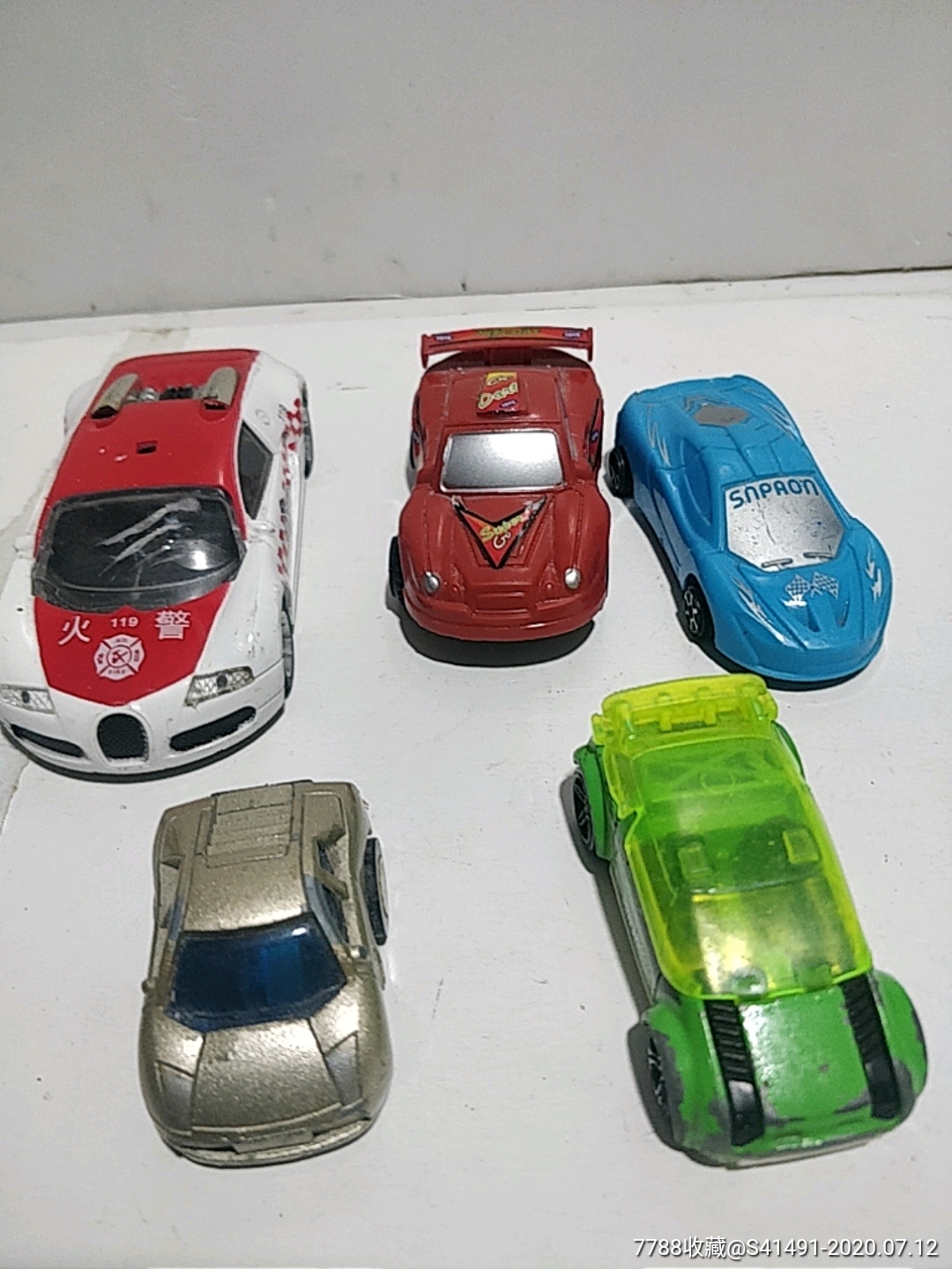 玩具小气车五只