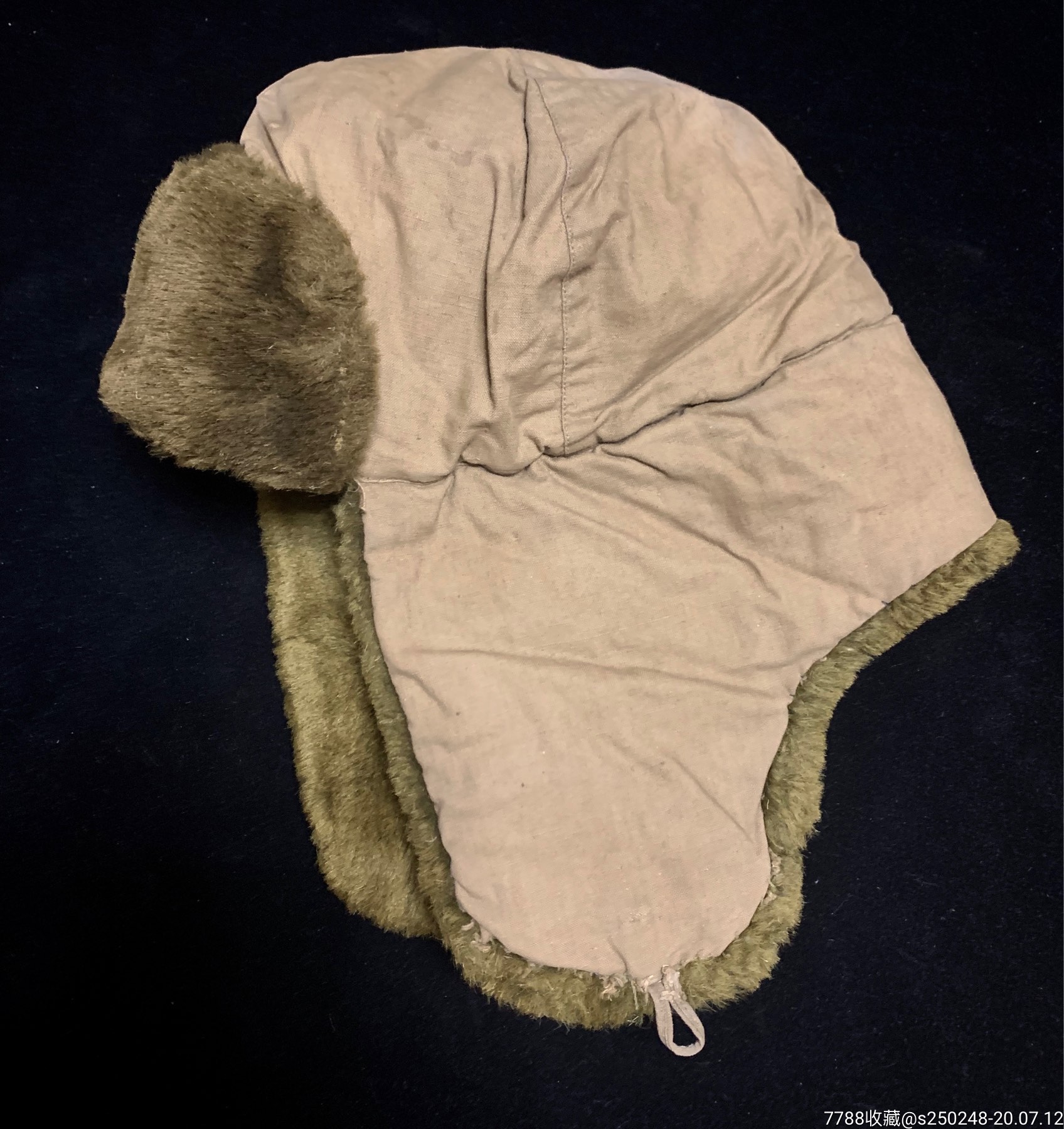 50式绿色剪绒棉帽51年大号(品自定)_帽子_第2张