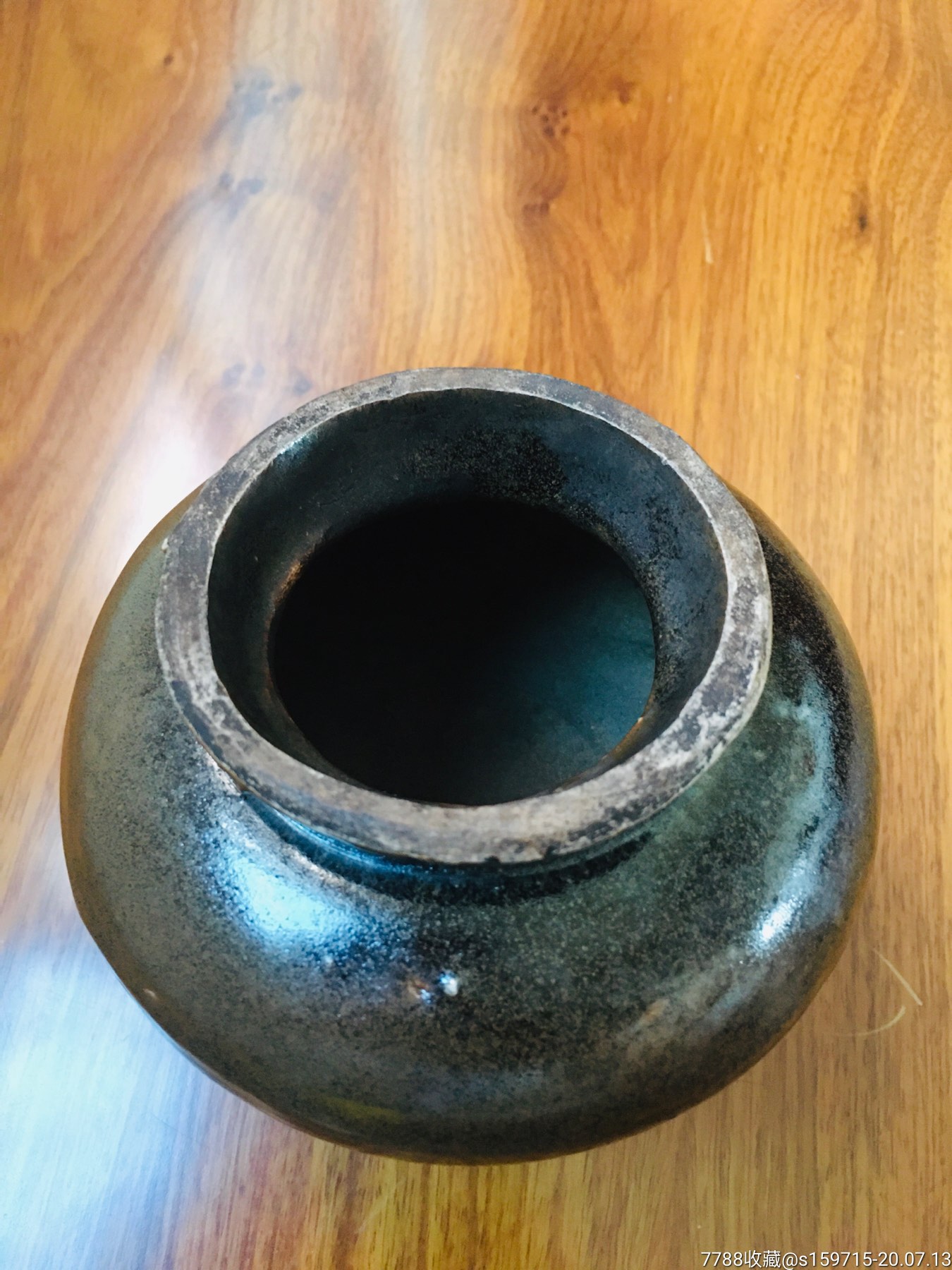 唐代耀州窑茶叶末釉罐