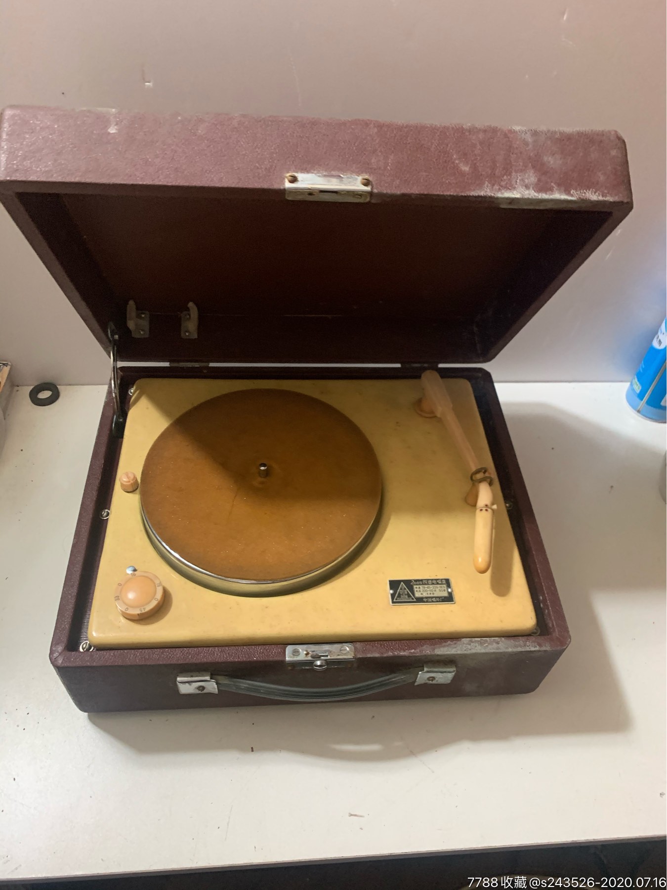 中华206型电唱机附说明书