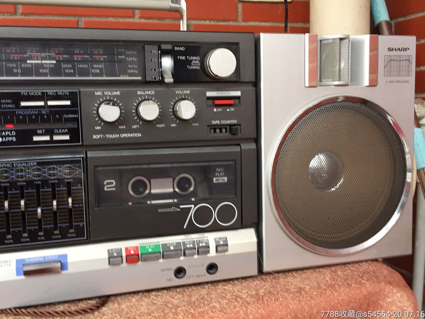 日本原装夏普gf一700收录机品好