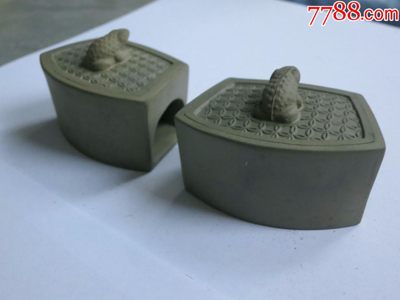 对蛤蟆万钱全品过笼,赵子玉小叶,8,90年代仿货,拱手,品相还可以-价格