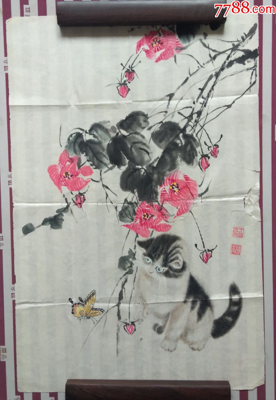 于慧玉作!_花鸟国画原作_作品欣赏_收藏价值_7788字画网