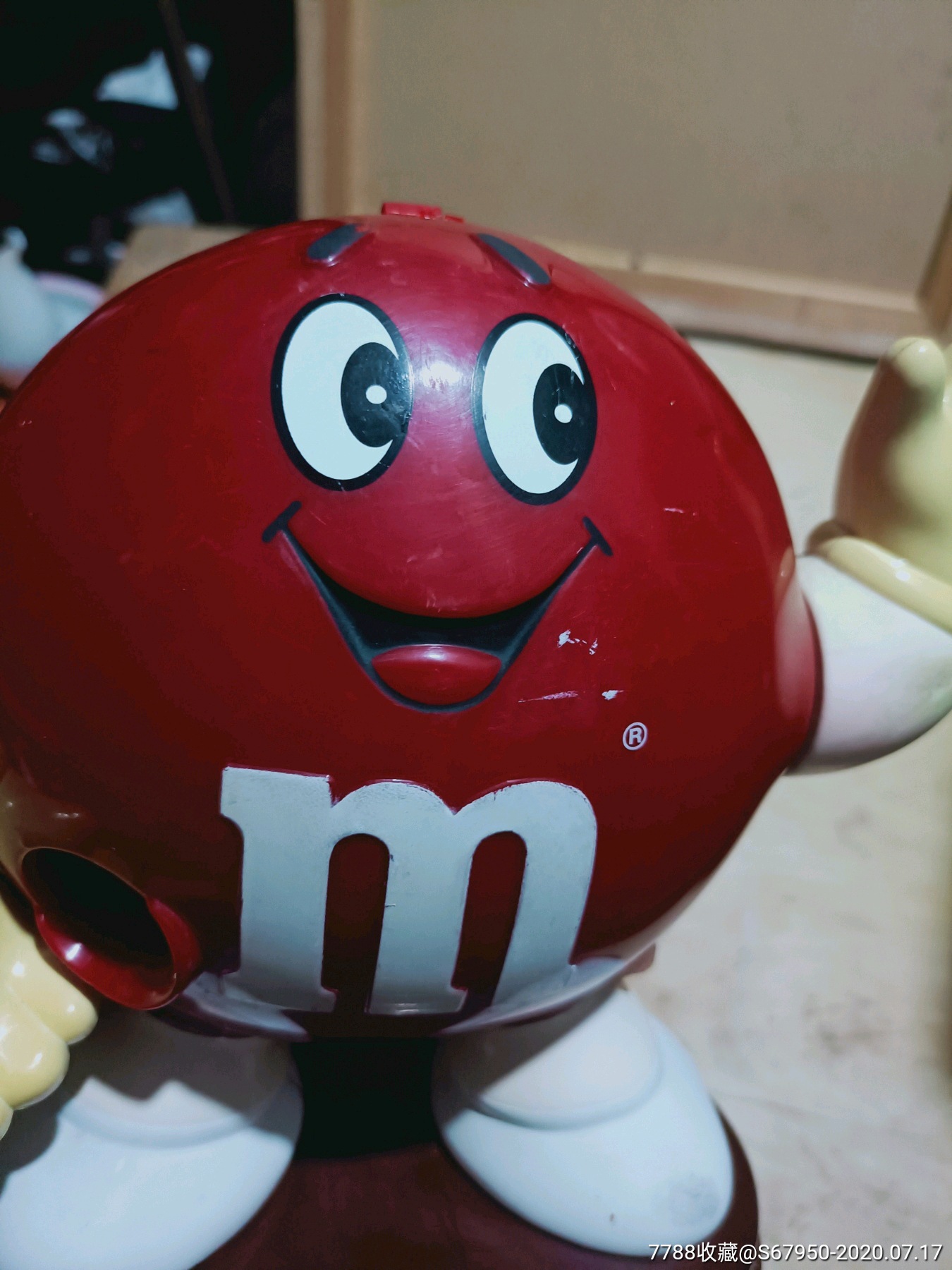 90年代麦当劳m豆老玩具.