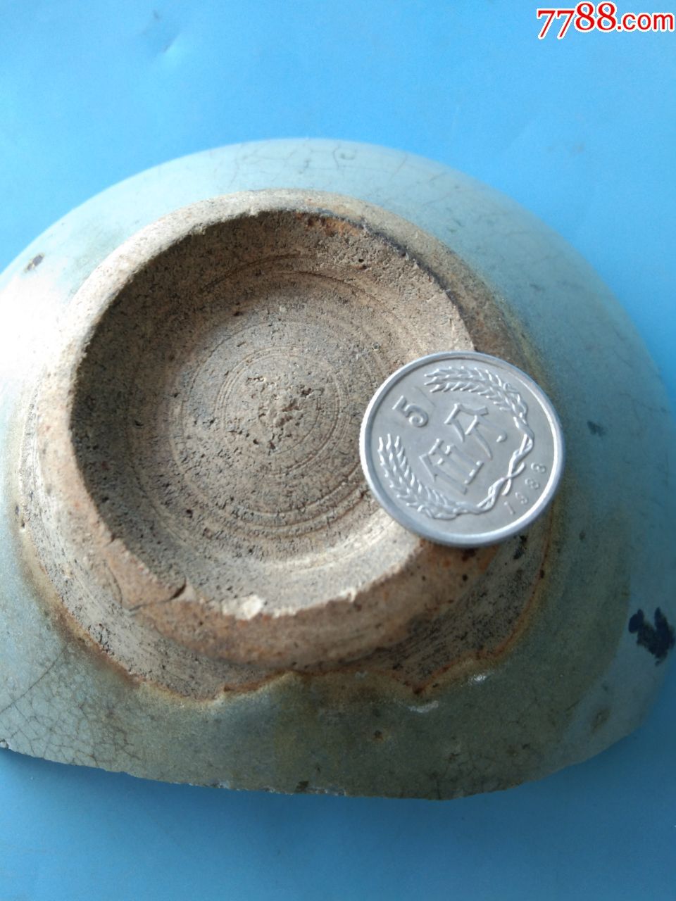 元代山西窑口偏窑口钧瓷碗古瓷片-瓷片-7788瓷器