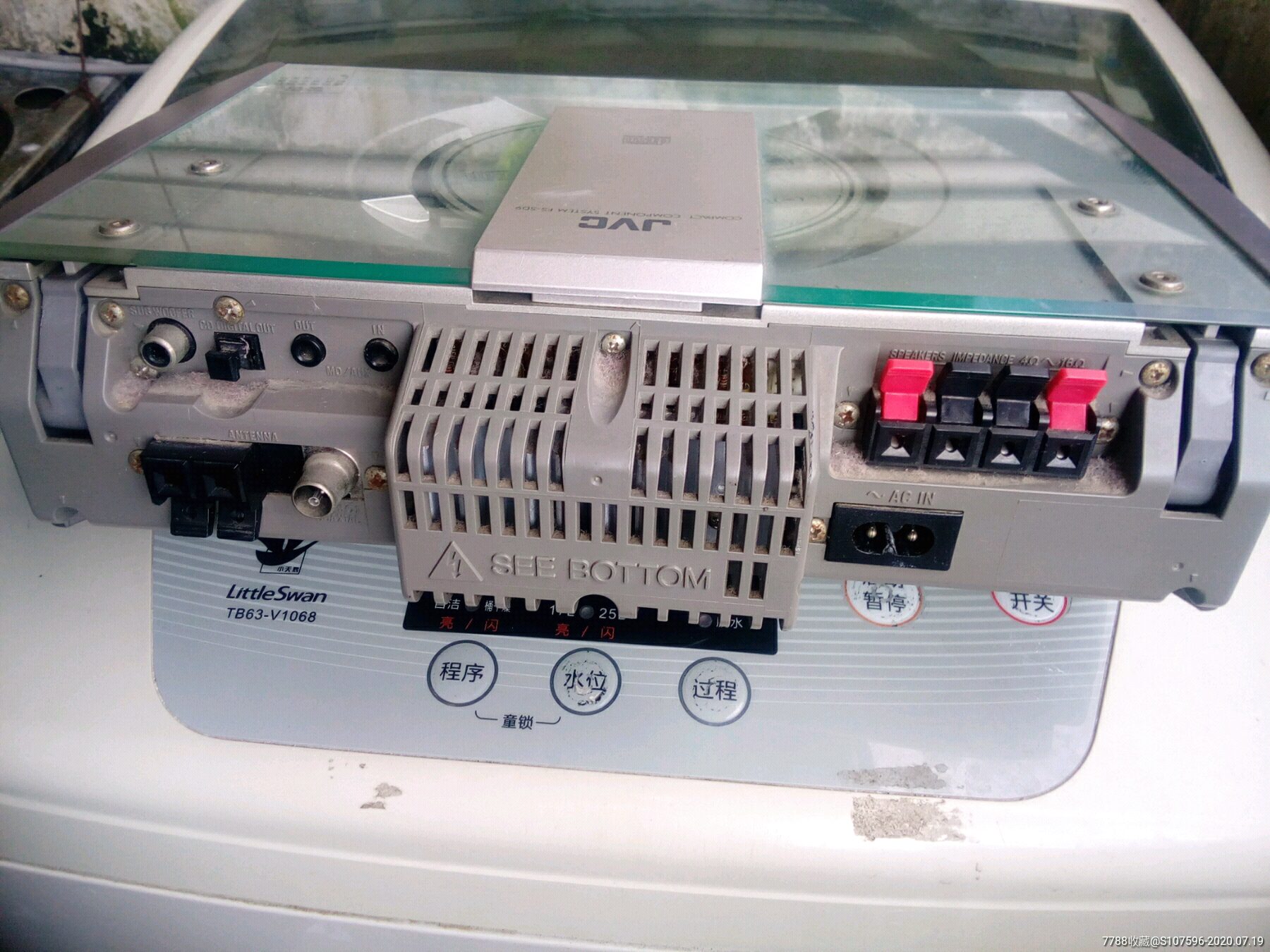 日本jvc收音,cd组合功放收音机