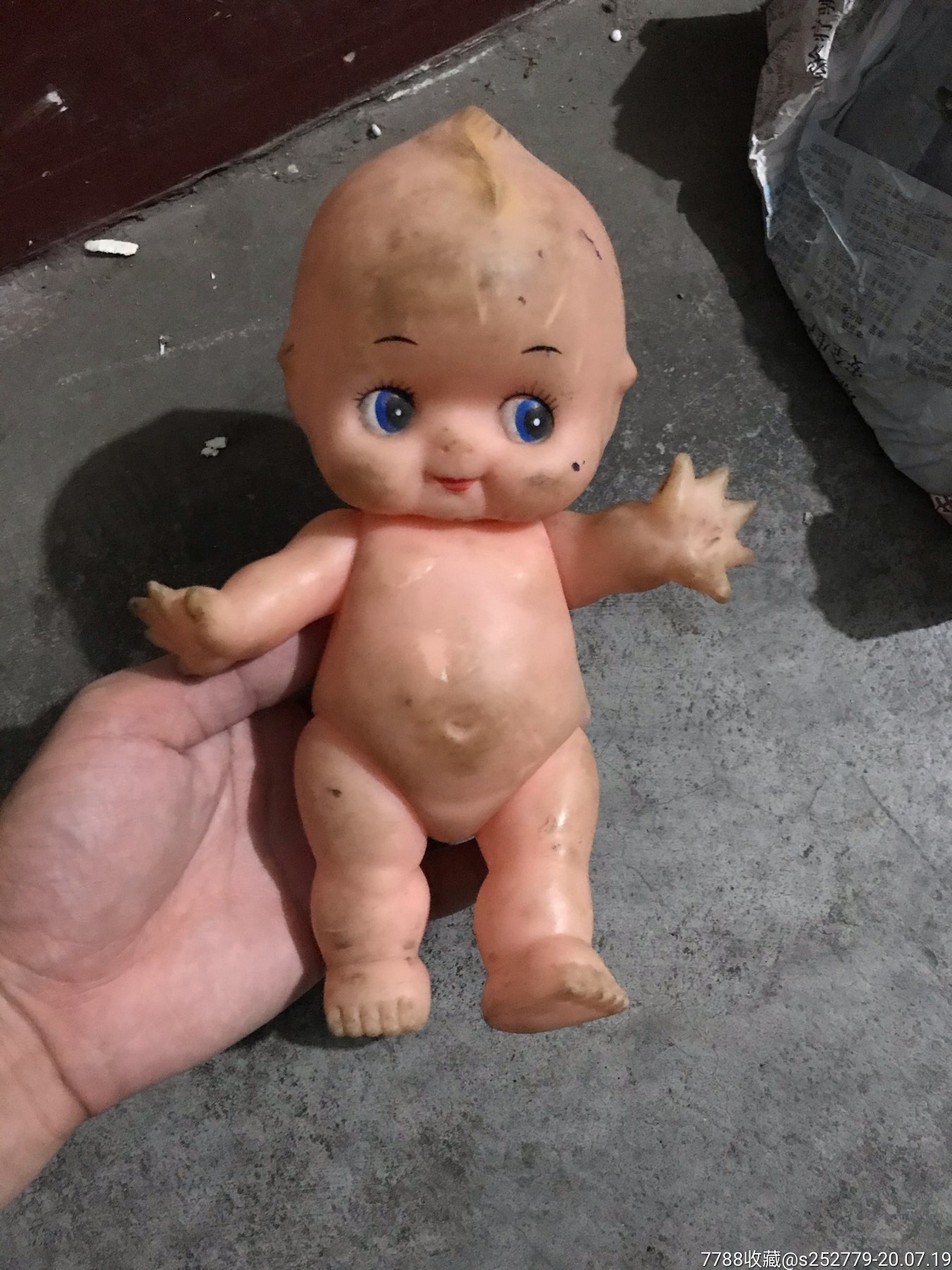 老皮娃娃皮孩孩会叫唤品相完好