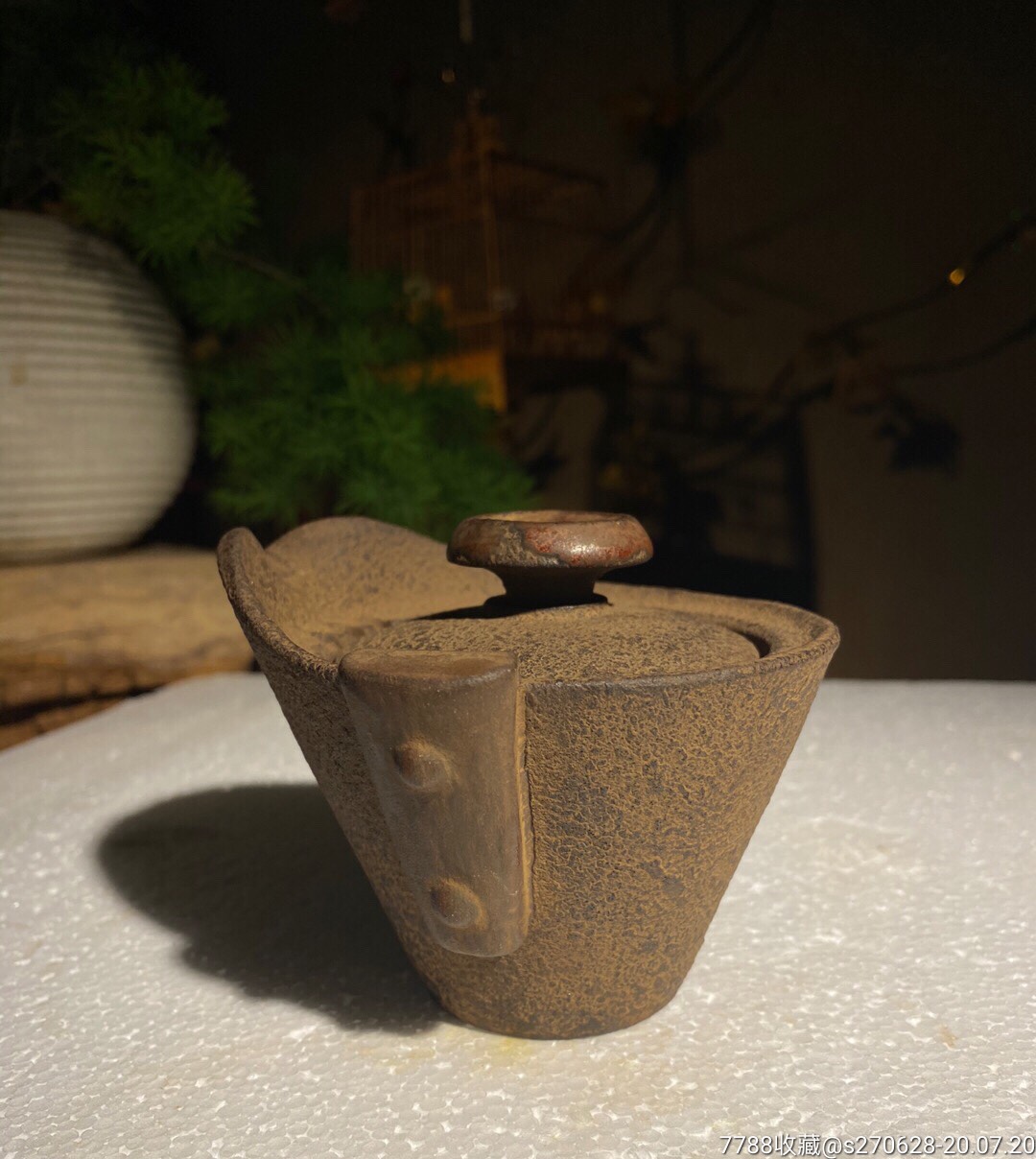 日本铁砂壶铁砂手抓壶