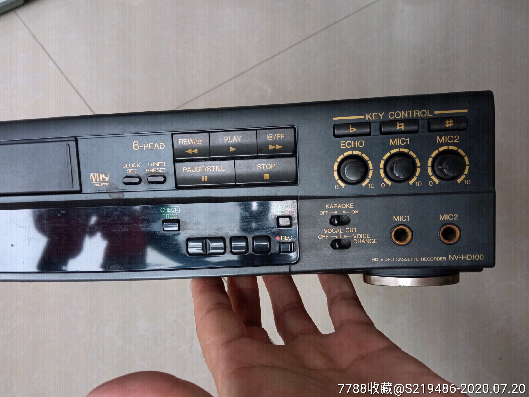 松下nv-hd100老式磁带立体声录像机