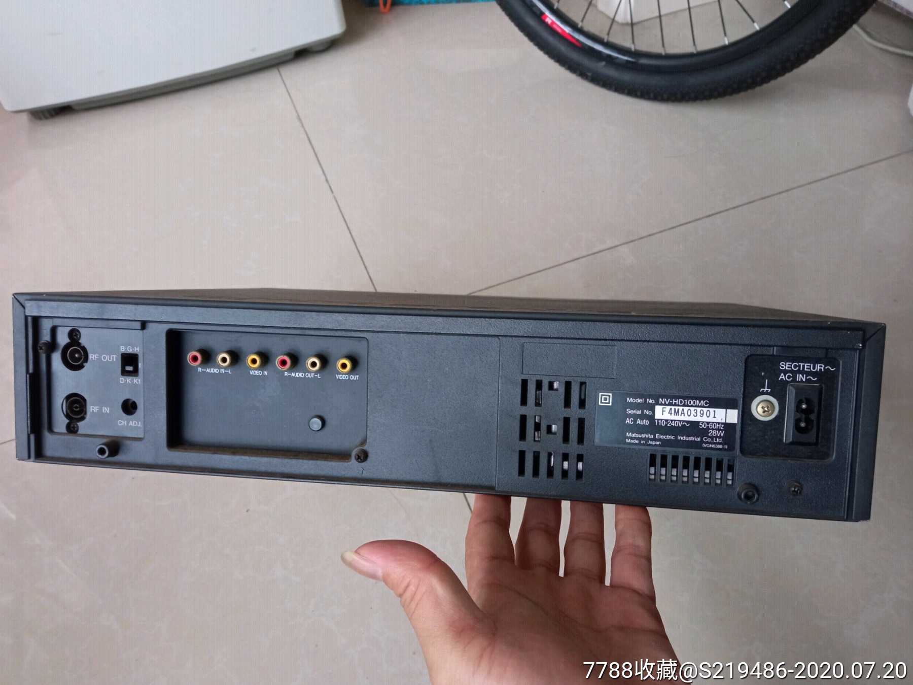 松下nv-hd100老式磁带立体声录像机