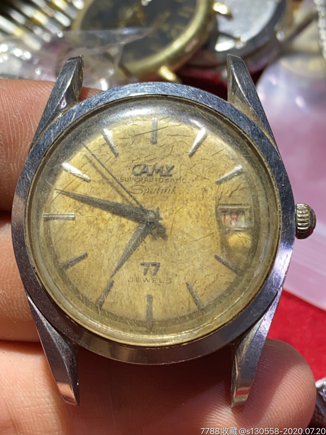 瑞士卡美77钻金肚脐配件表-手表/腕表-7788旧货商城