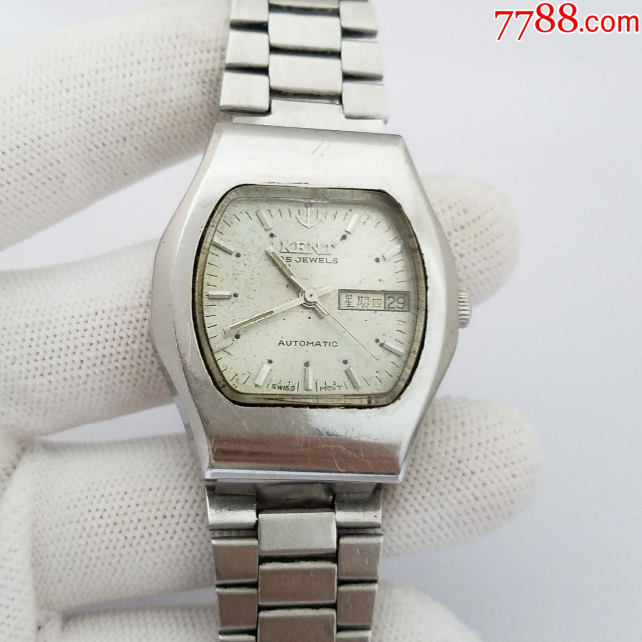 首页 拍卖 手表/腕表 >> 瑞士kent自动机械男表【278⑨-1机芯】【能走