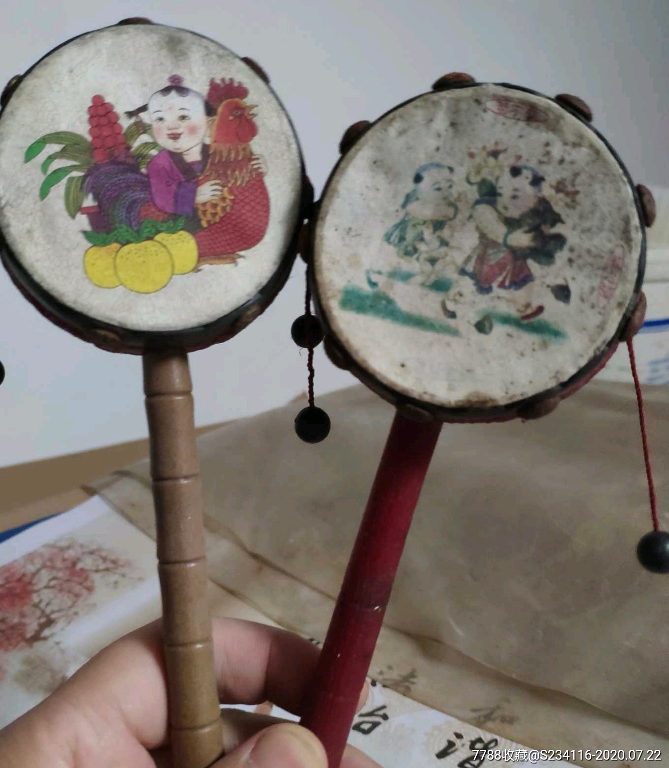 老拨浪鼓一对-其他传统玩具-7788商城__七七八八商品交易平台(7788.