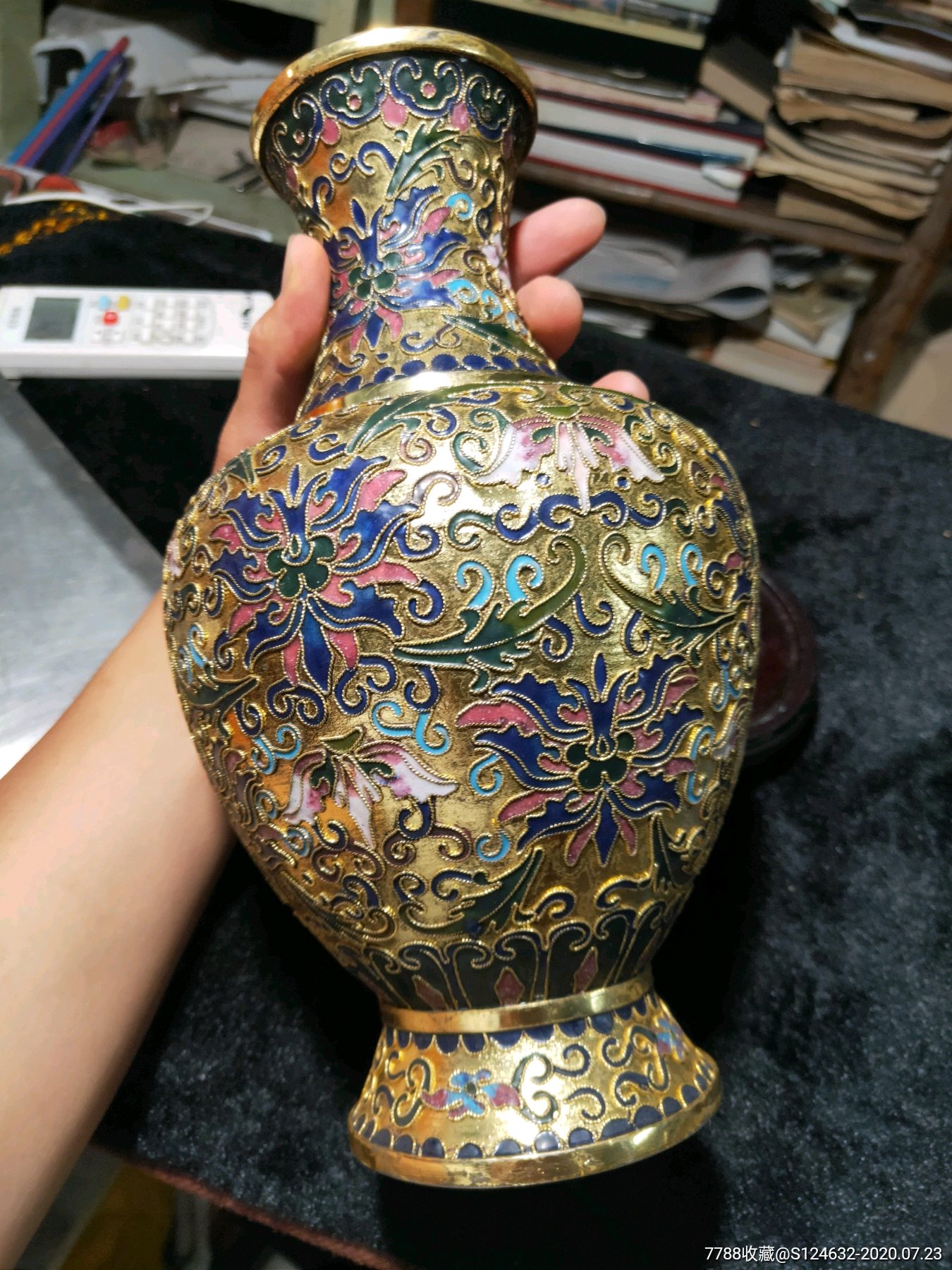 景泰蓝铜花瓶