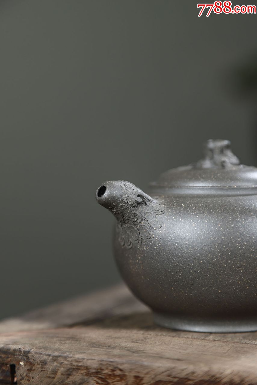 精品全手工,国家级工艺美术师蒋秀娟作品:松针_紫砂壶【植砂格文化