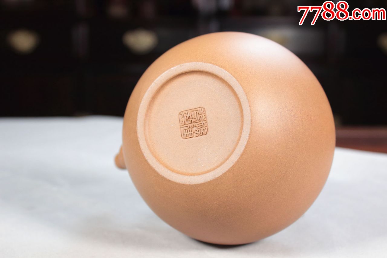 国家级工艺师孙建芳作品:吴茎提梁-紫砂壶-7788紫砂壶