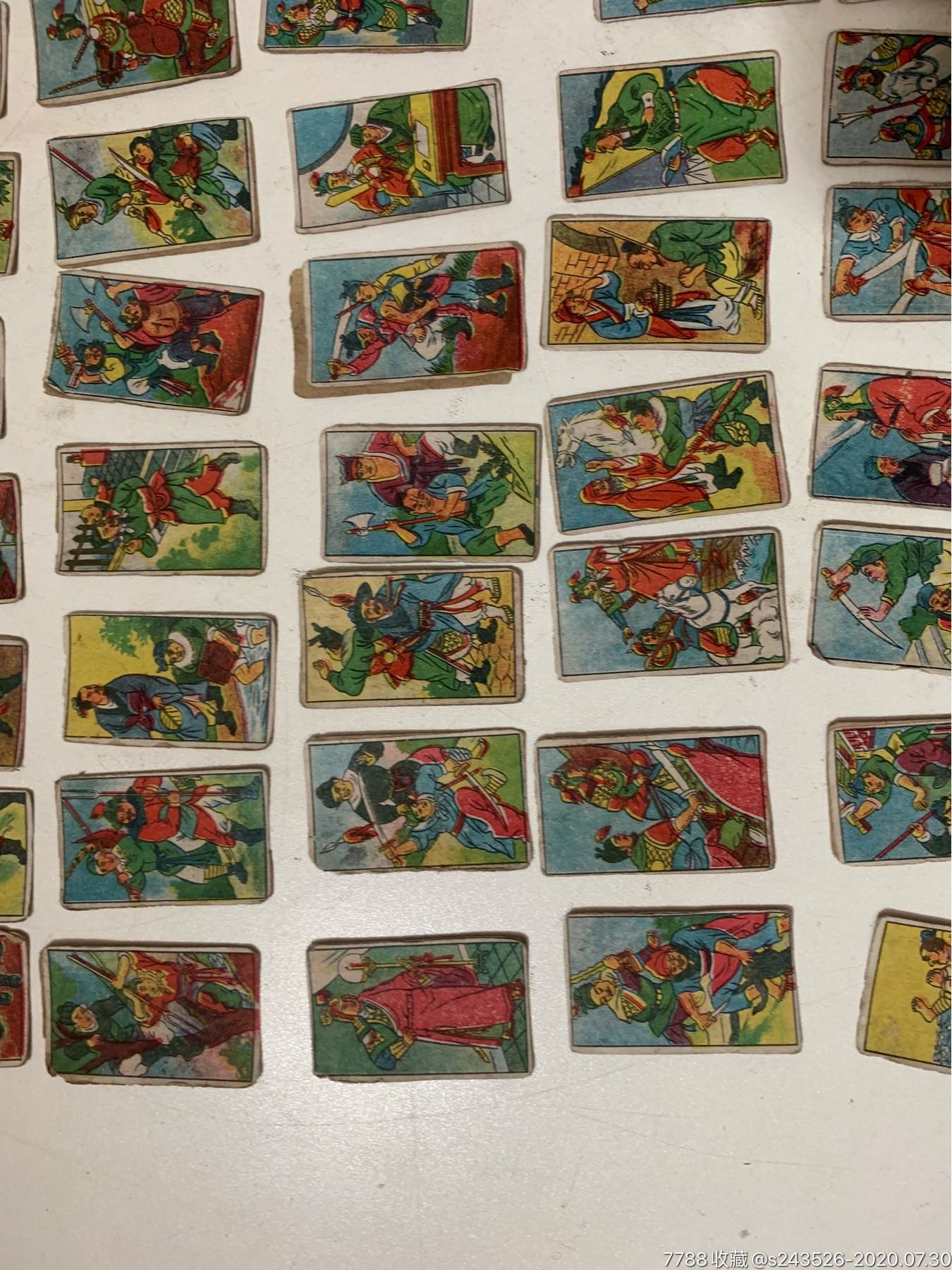 水浒小画片洋纸画