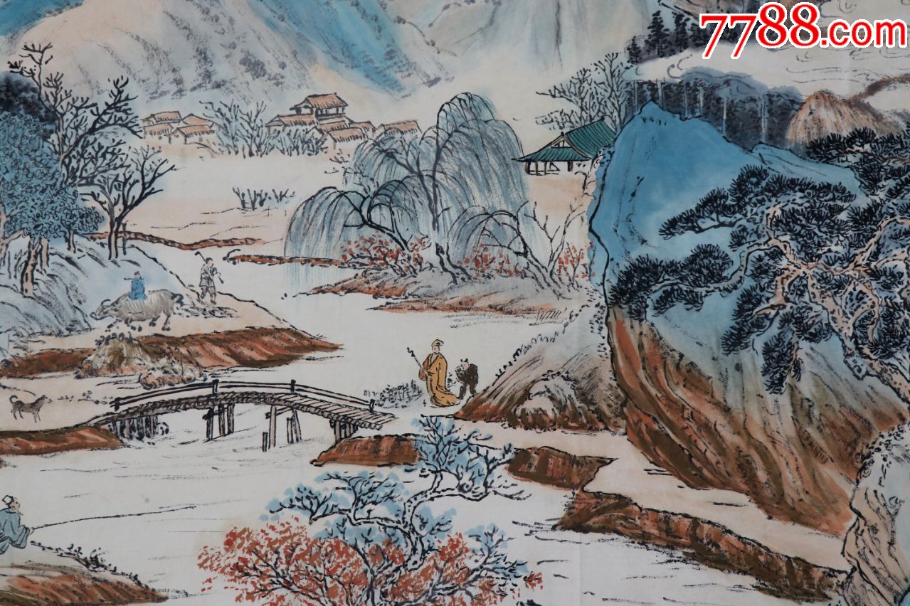 【陈达】民国时期著名画家,上海文史馆馆员.山水